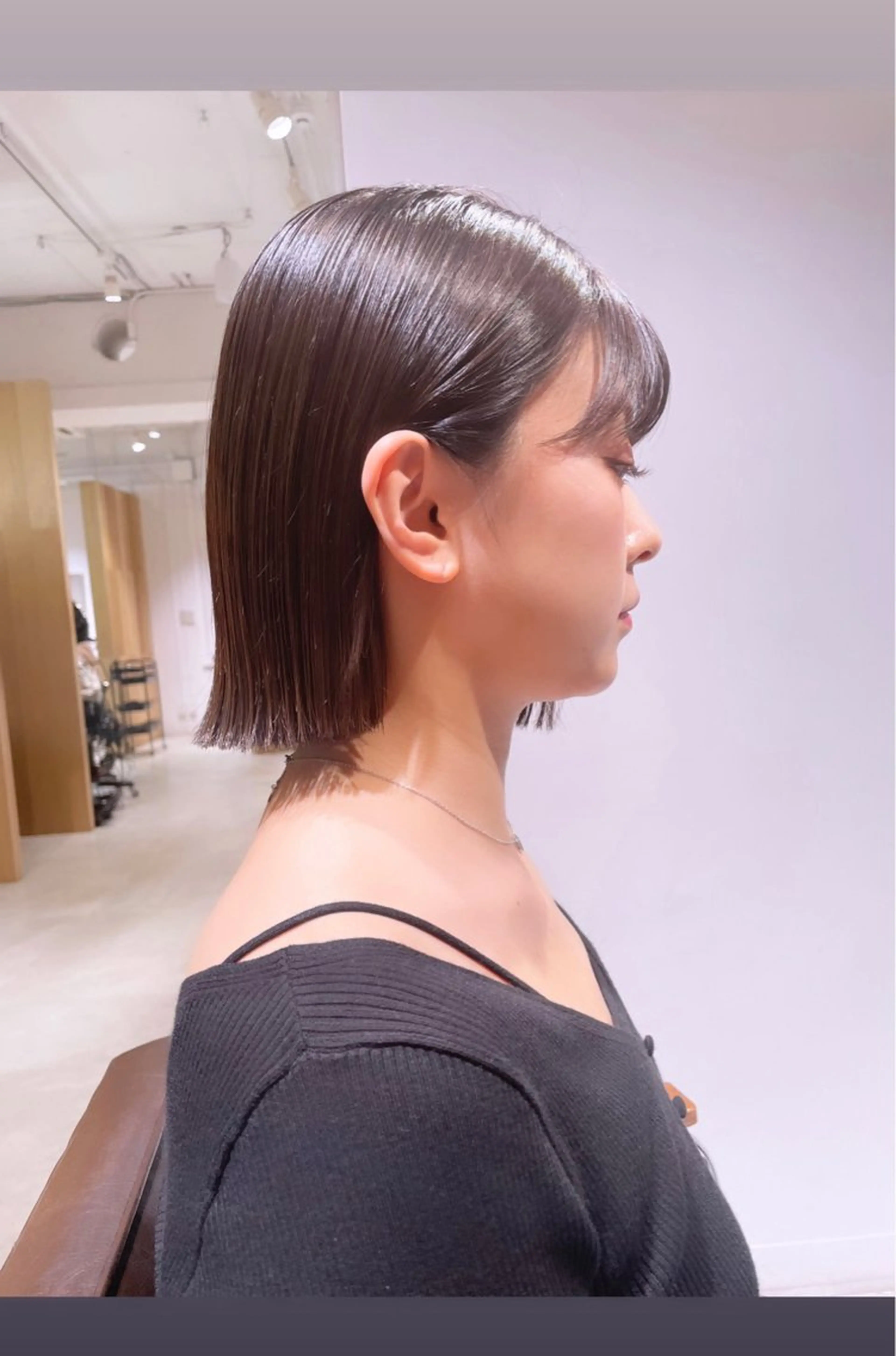 ショート カラー 髪質改善 トリートメント ヘアカラー トリートメント 🩵縮毛矯正  髪質 改善 ツヤ髪🩵のヘアスタイル