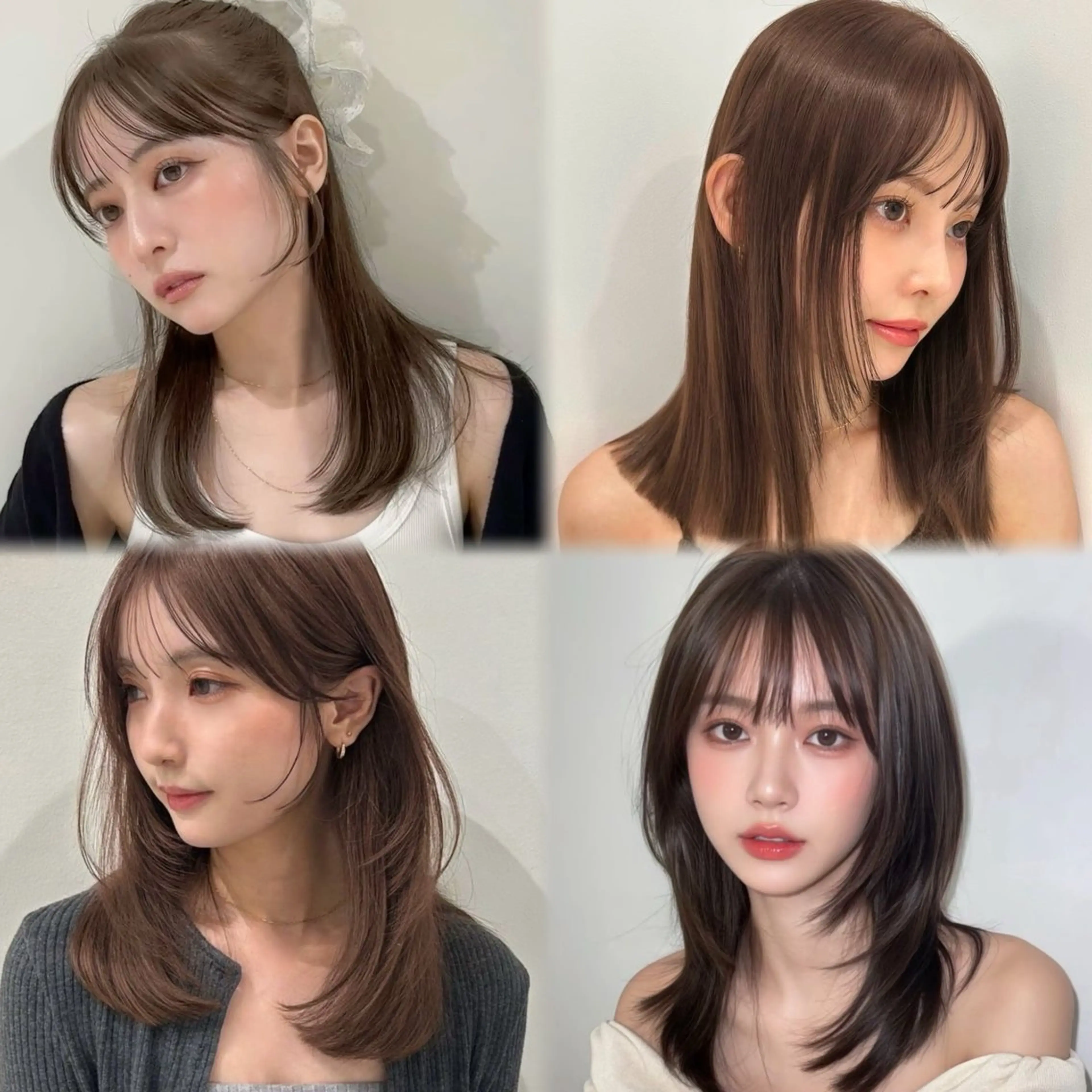 セミロング カット ヘアカラー トリートメント INCE HAIR京都四条大宮所属・似合わせカット/ 顔周り/Marinaのヘアスタイル