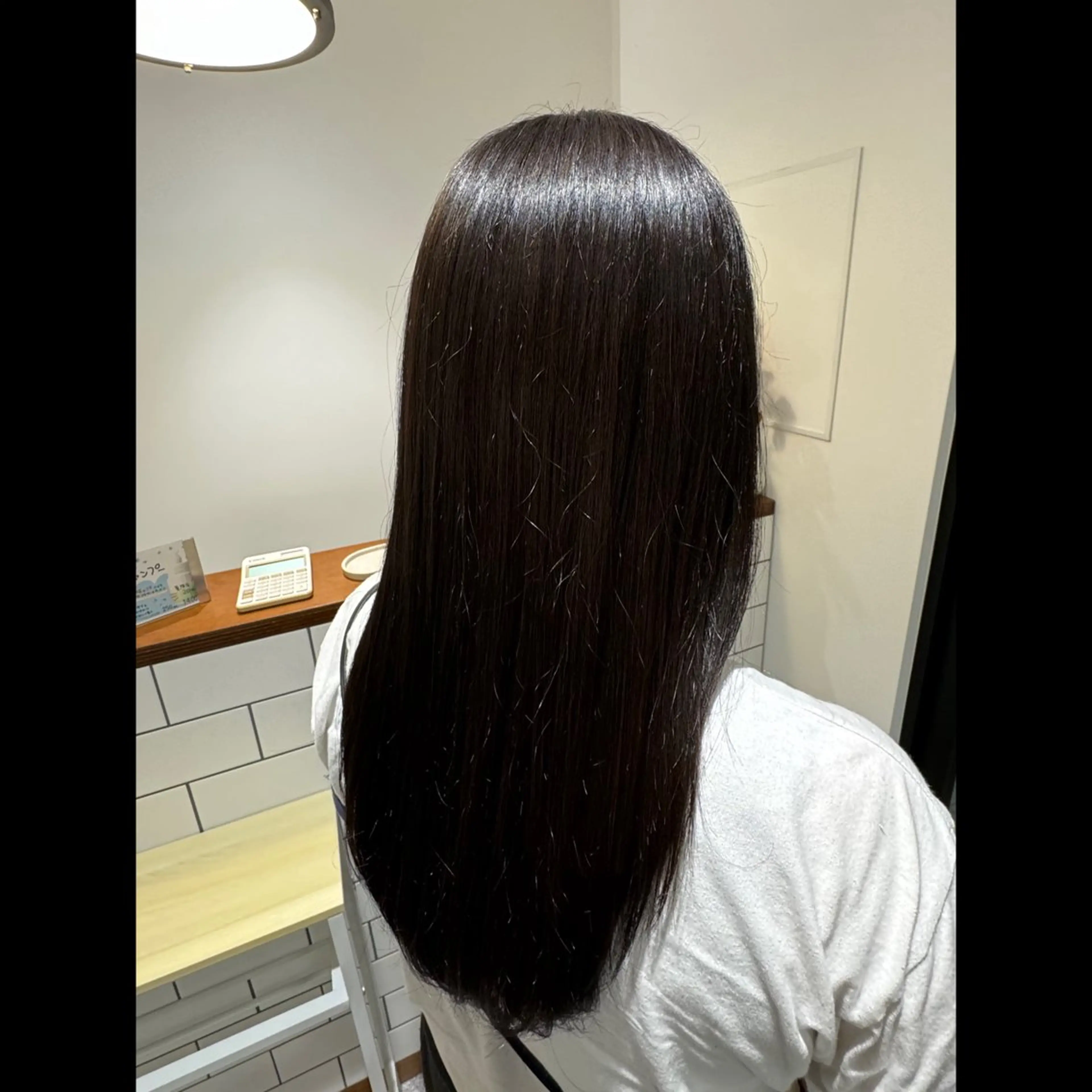 ロング カラー 南舘 由奈のヘアスタイル