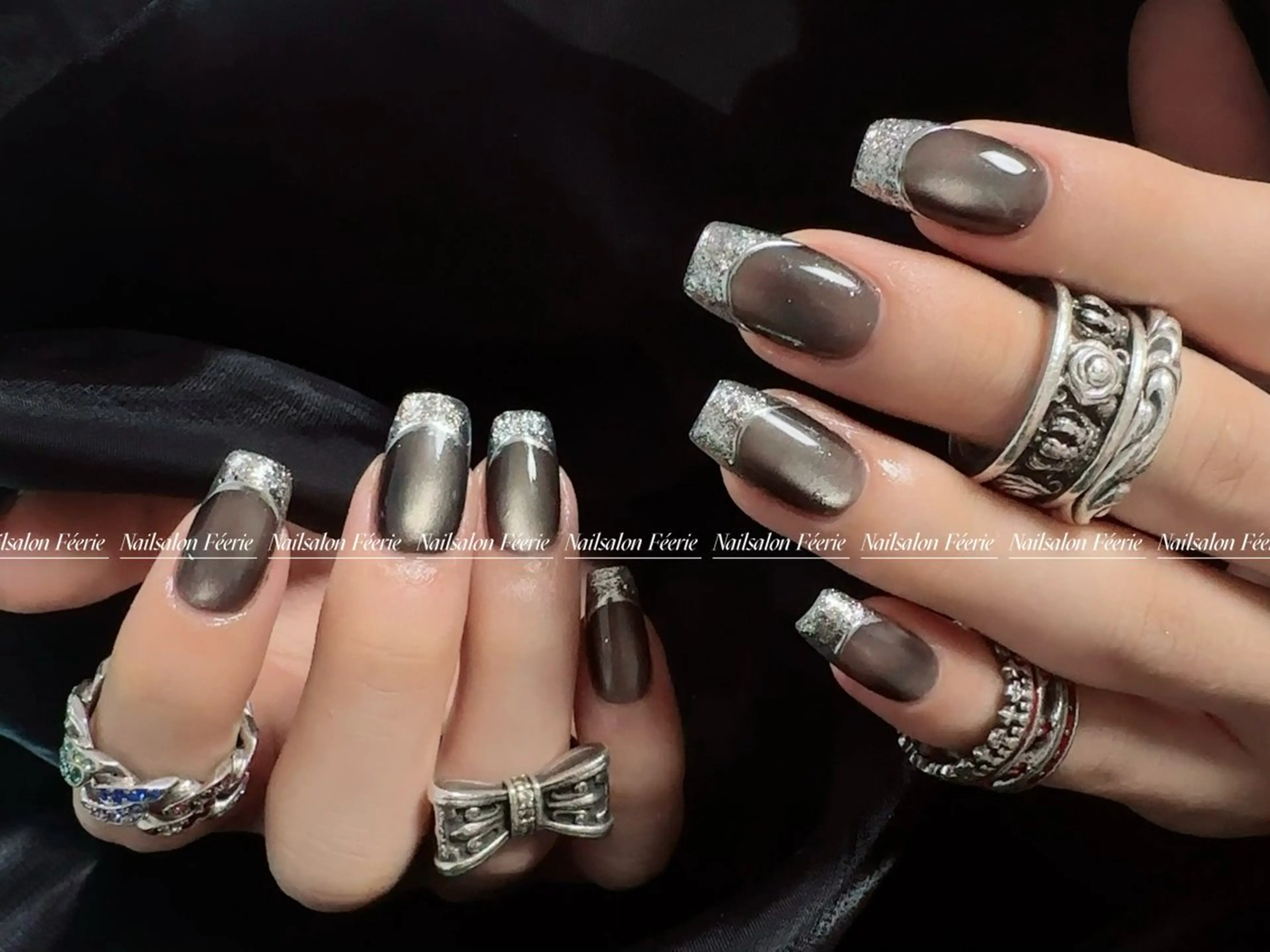 ネイル 成人式 長さ出し フットネイル フレンチネイル ジェルネイル ハンドネイル ハンドケア nail salon Feerieのネイルデザイン