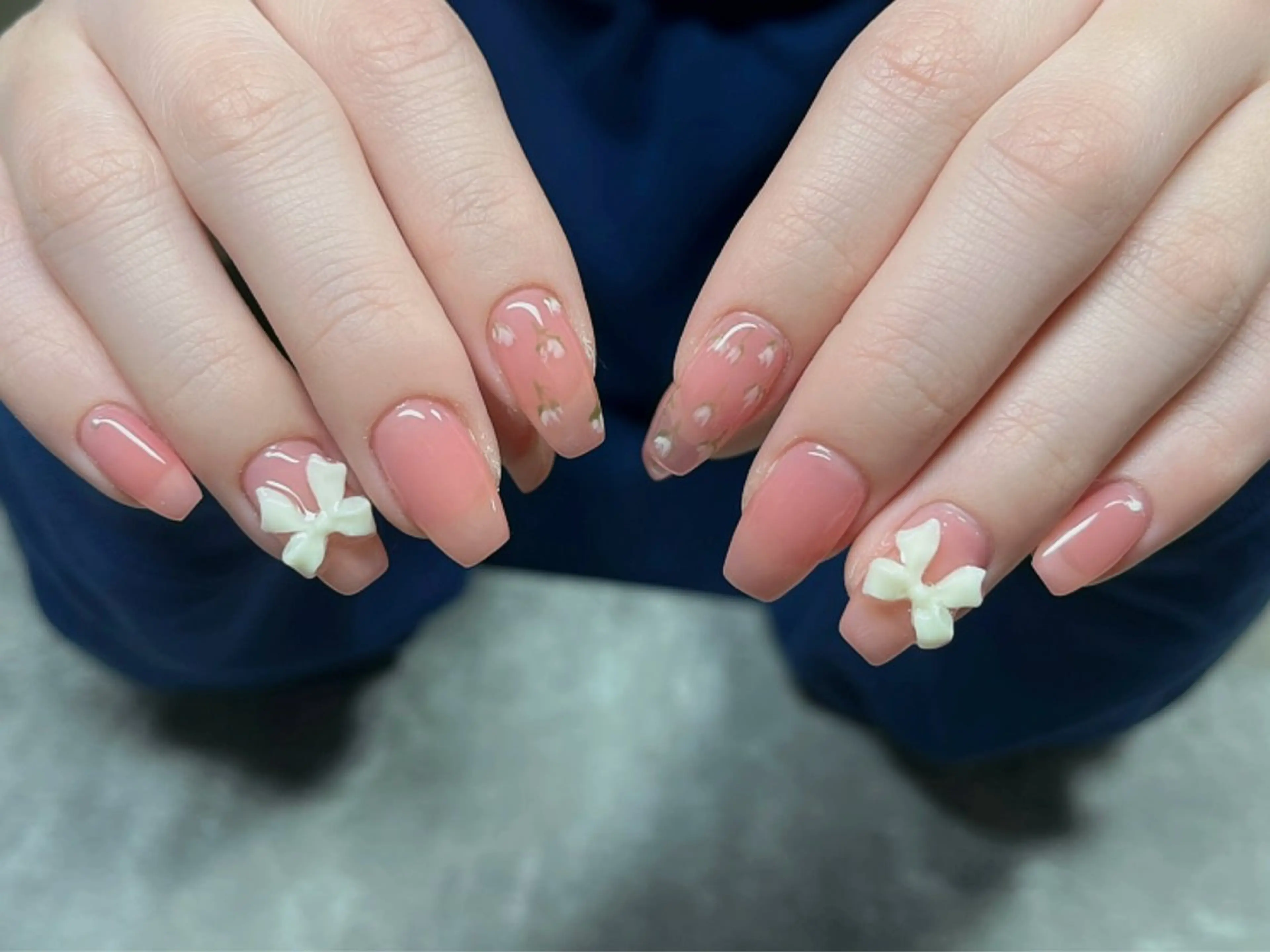ネイル ハンドネイル Protea きぬがわ らむのネイルデザイン