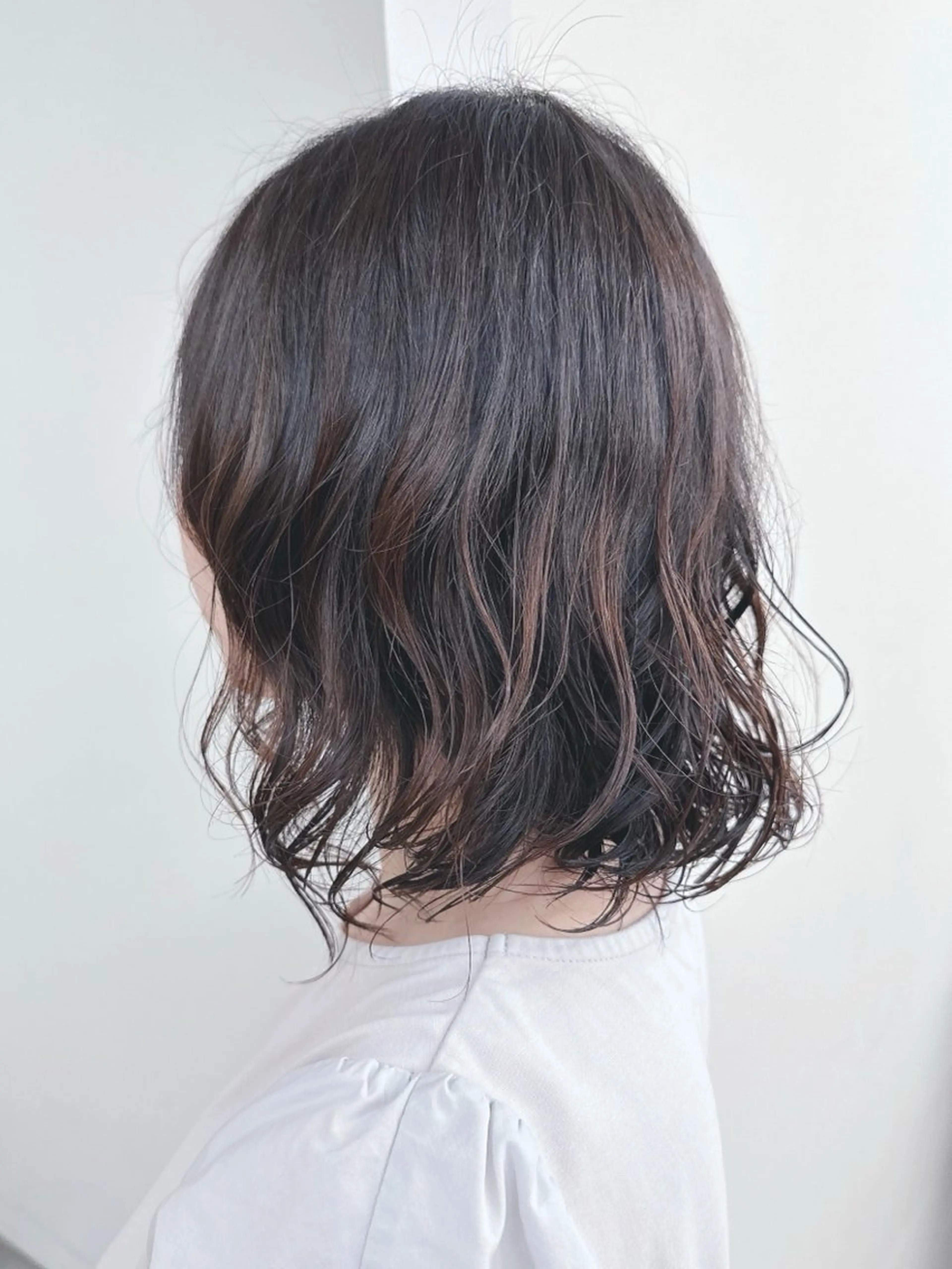 ショート パーマ カット パーマ とうい/くせ毛/ ショート/丸みボブのヘアスタイル