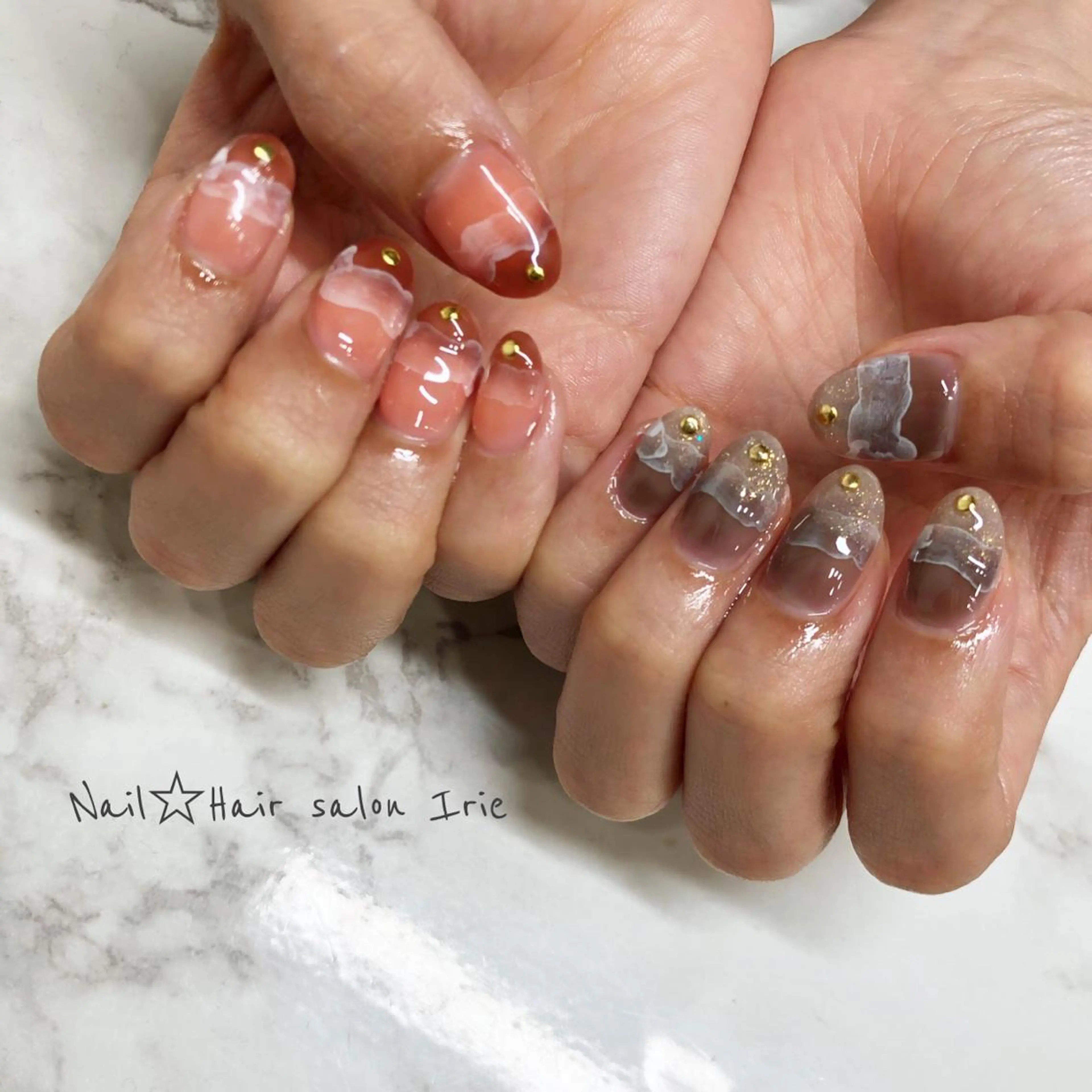 ネイル ハンドネイル Hair salon Irie所属・與儀 知佳のネイルデザイン
