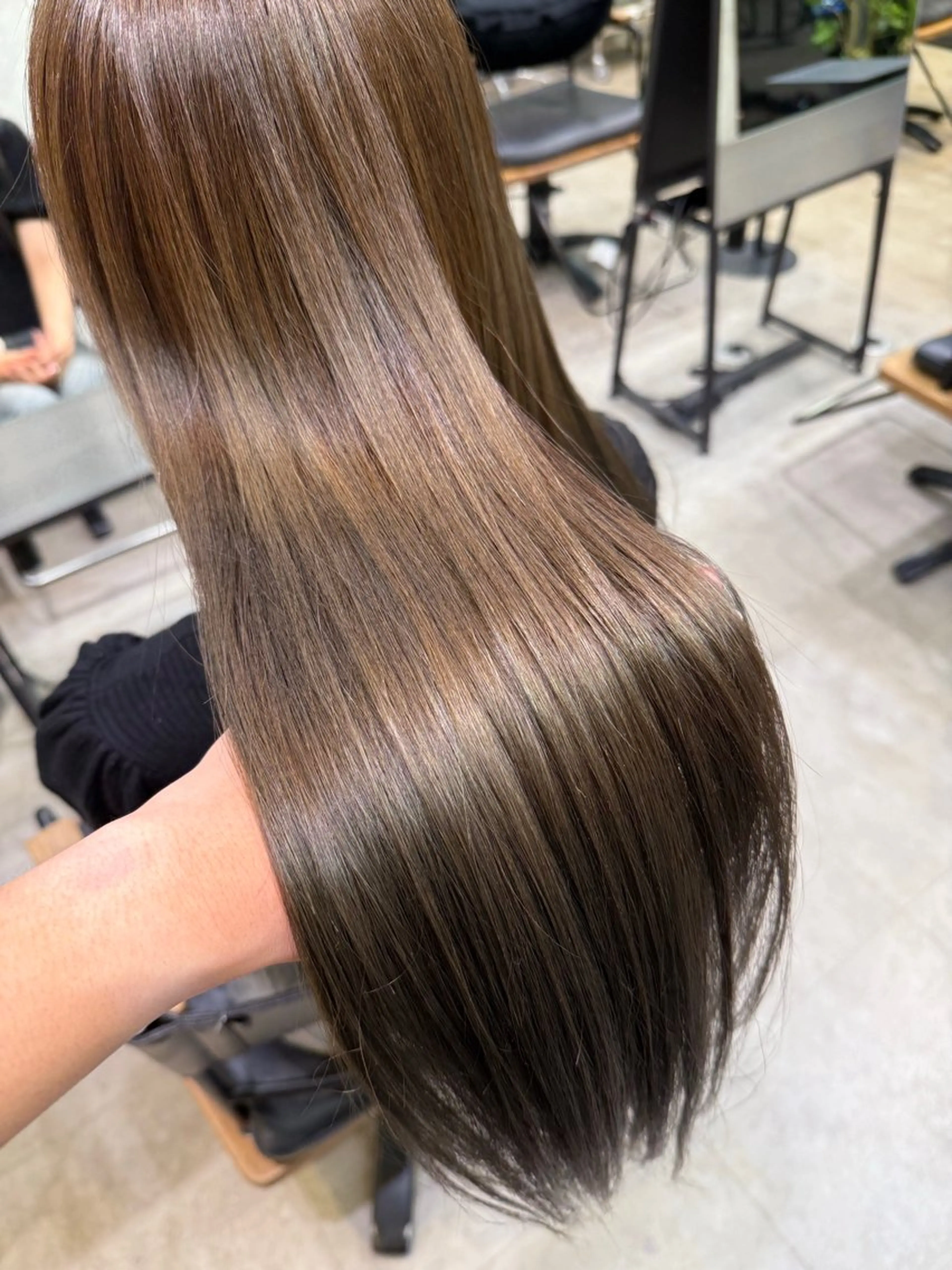 ロング カラー 透明感カラー SORA表参道所属・🫧透明感カラー🫧 暖色/島田晃太郎のヘアスタイル