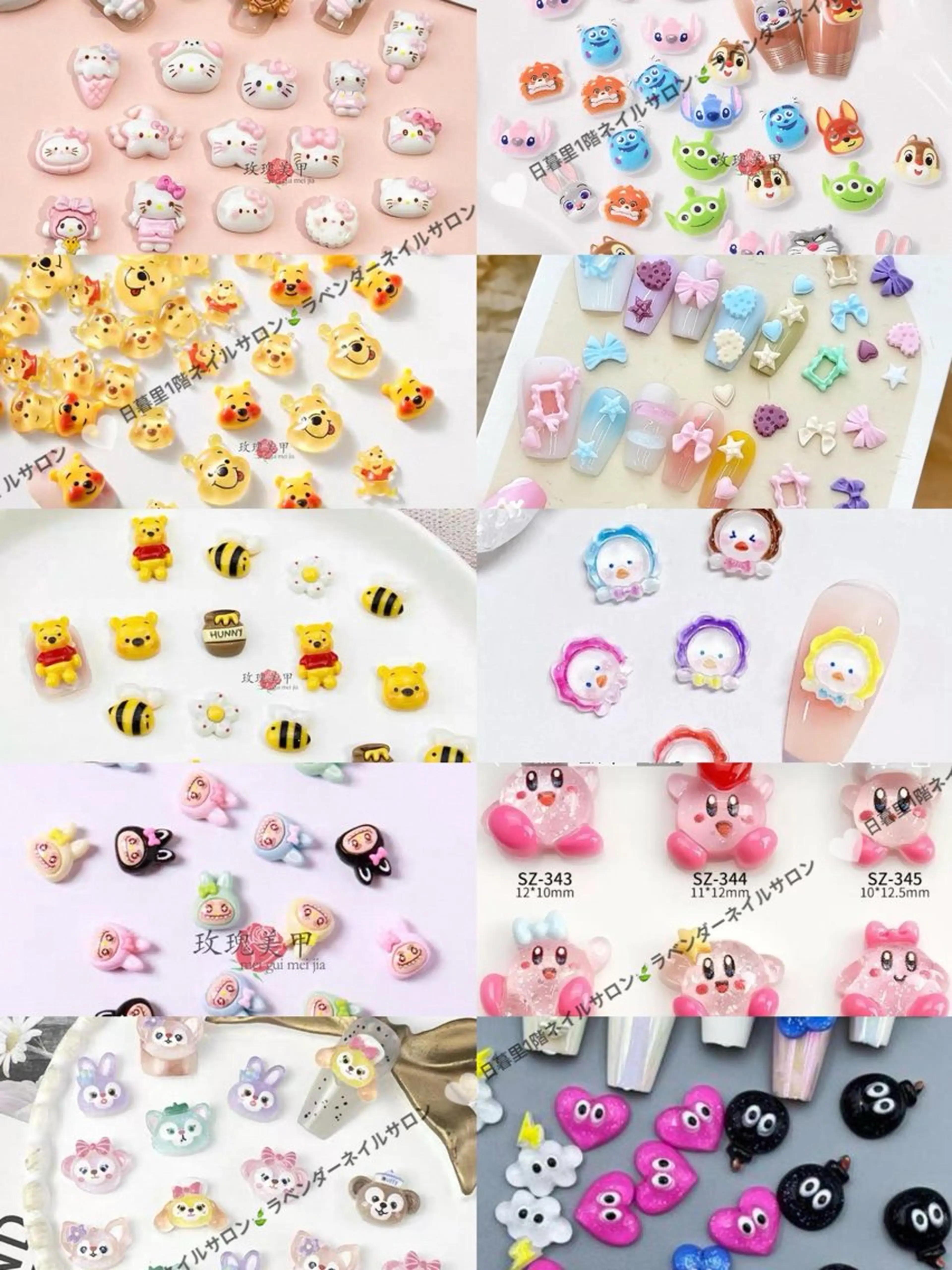 ネイル フラワーネイル キラキラネイル 持ち込み リボン ストーンネイル 日暮里💝m1♡ルル ネイルのネイルデザイン