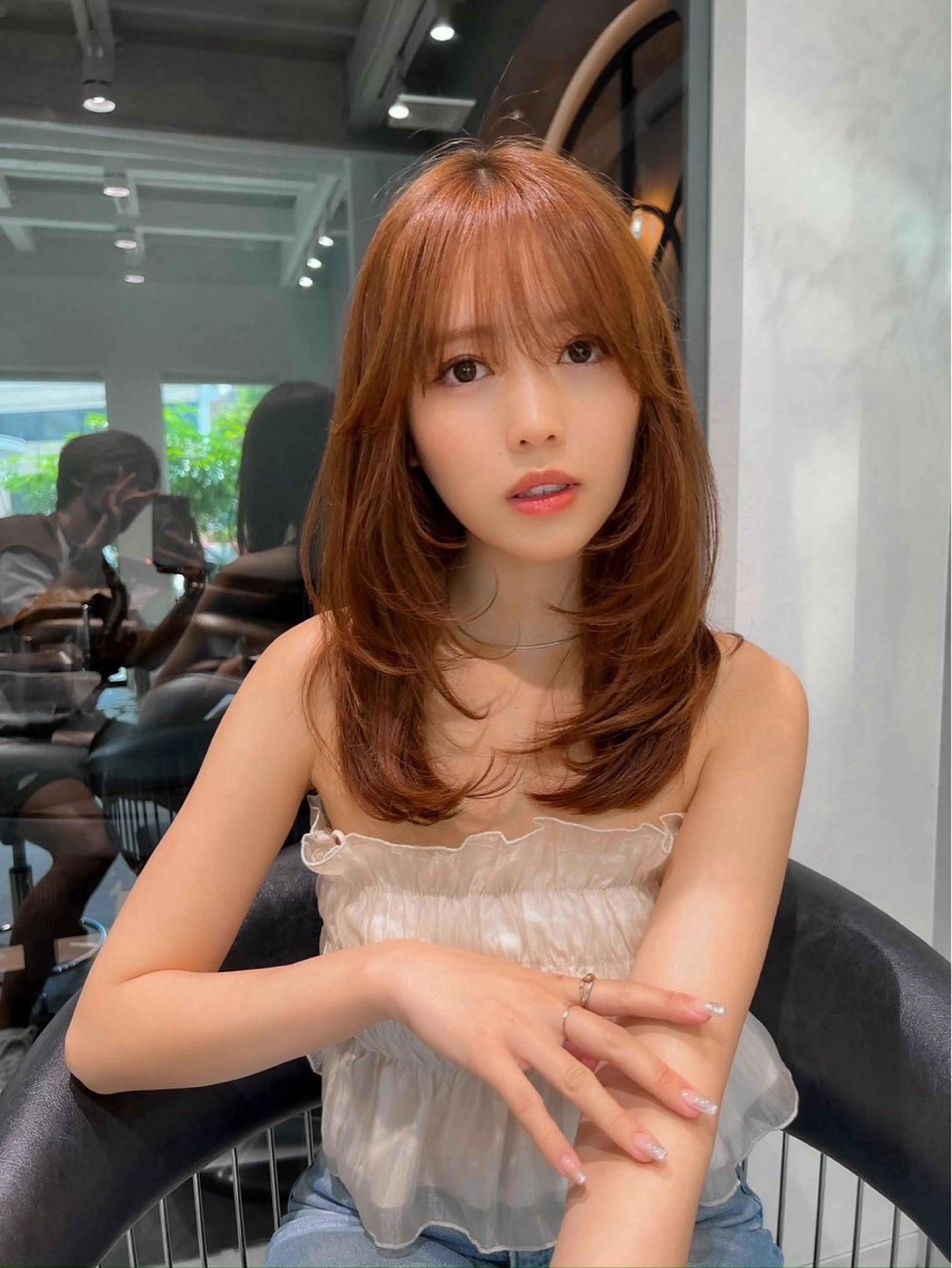 【メンテナンスカット✨️】前髪+顔周りカット✂︎(シャンプー無し)韓国風の写真
