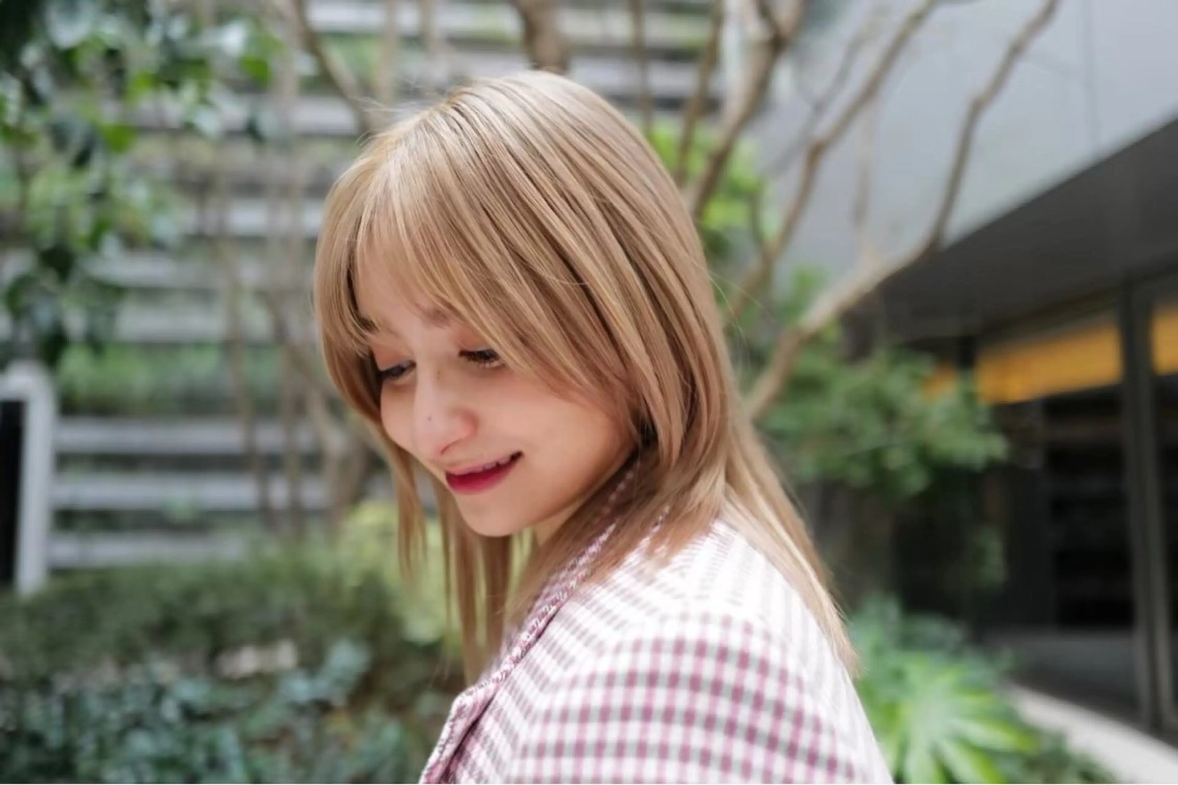 ミディアム カット ヘアカラー 西村 光稀のヘアスタイル