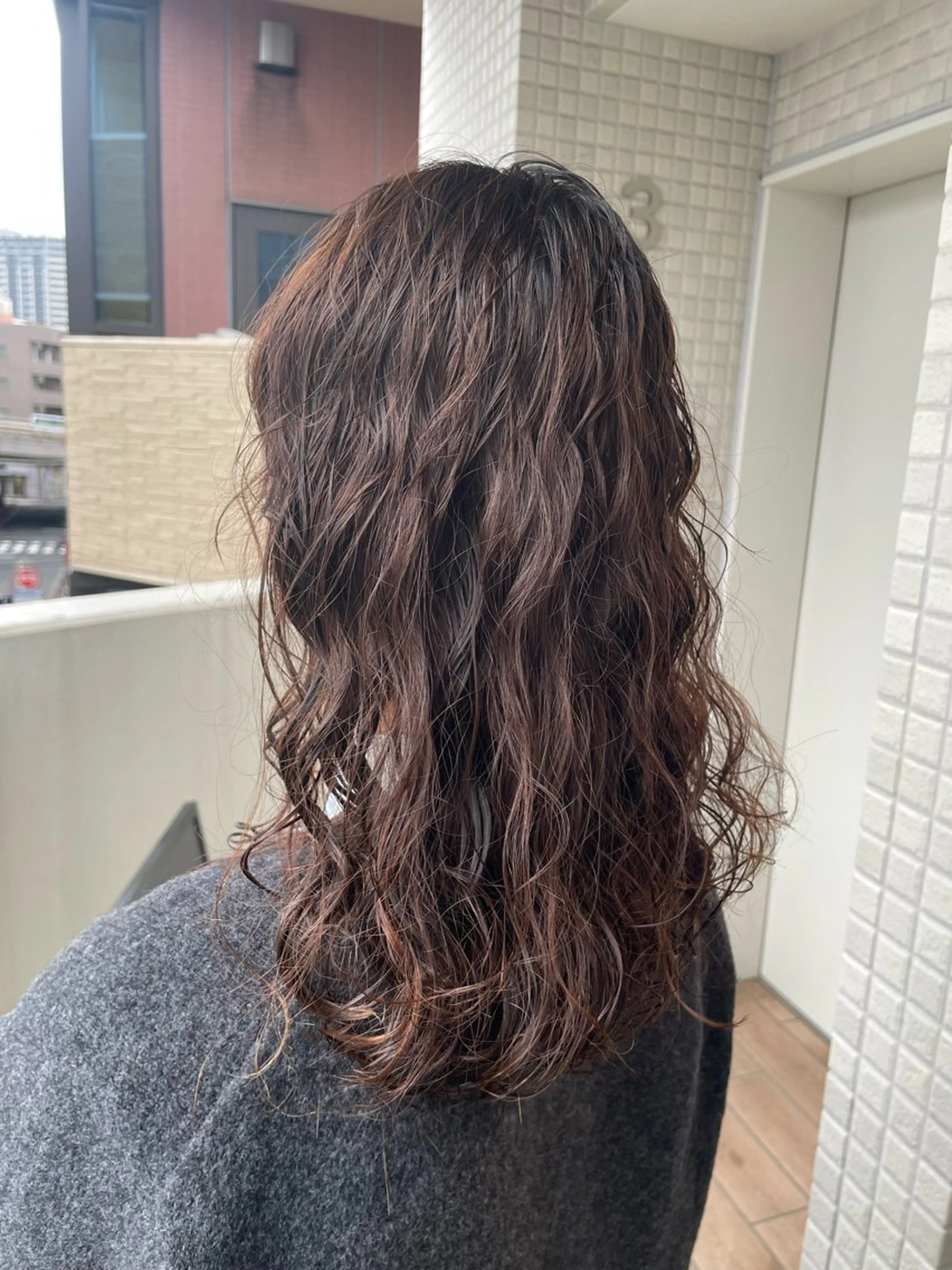 セミロング パーマ カット パーマ トリートメント Toiro 横浜所属・🎀レイヤー/パーマ カラー/ai🎀のヘアスタイル