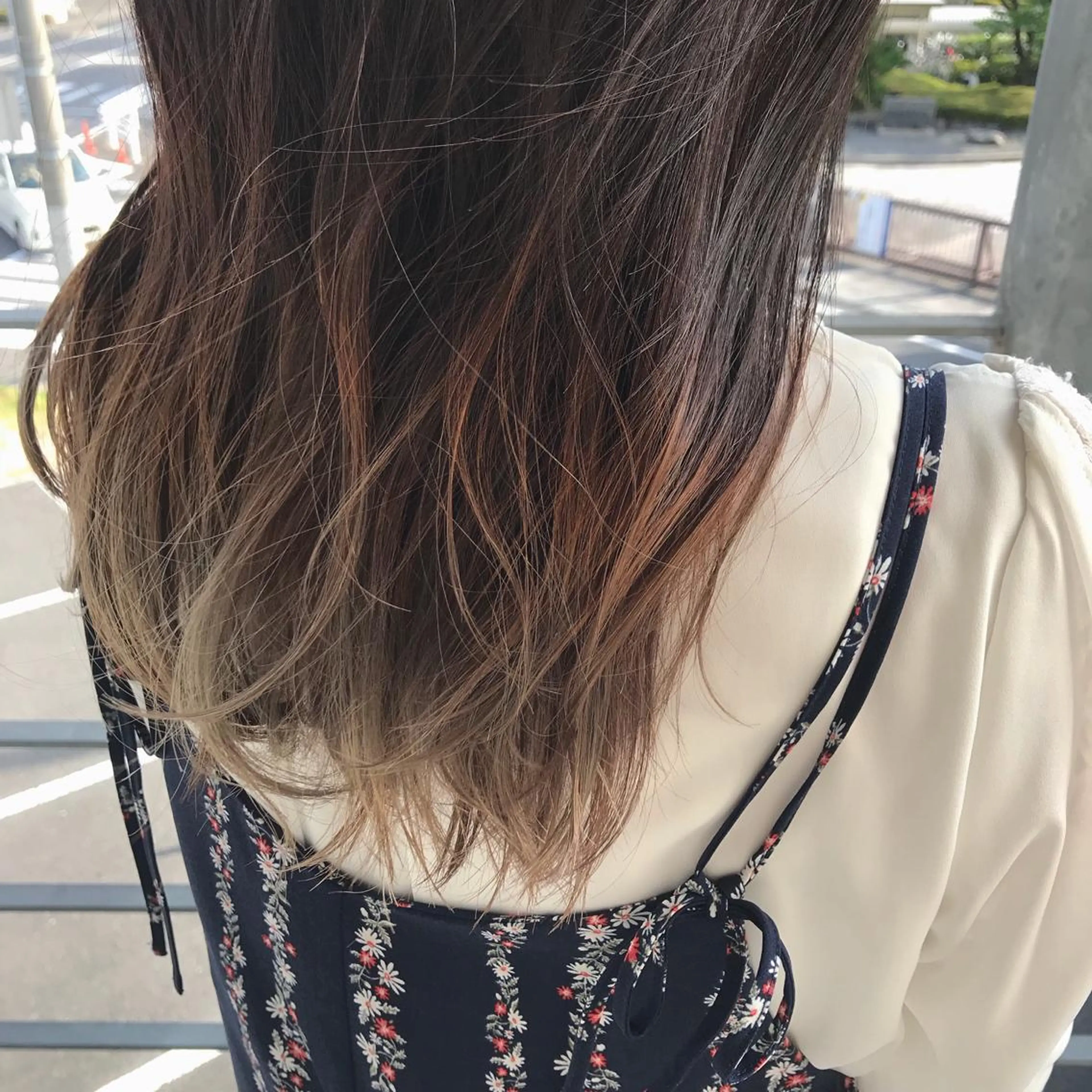 ミディアム カラー 中村 瑞希のヘアスタイル