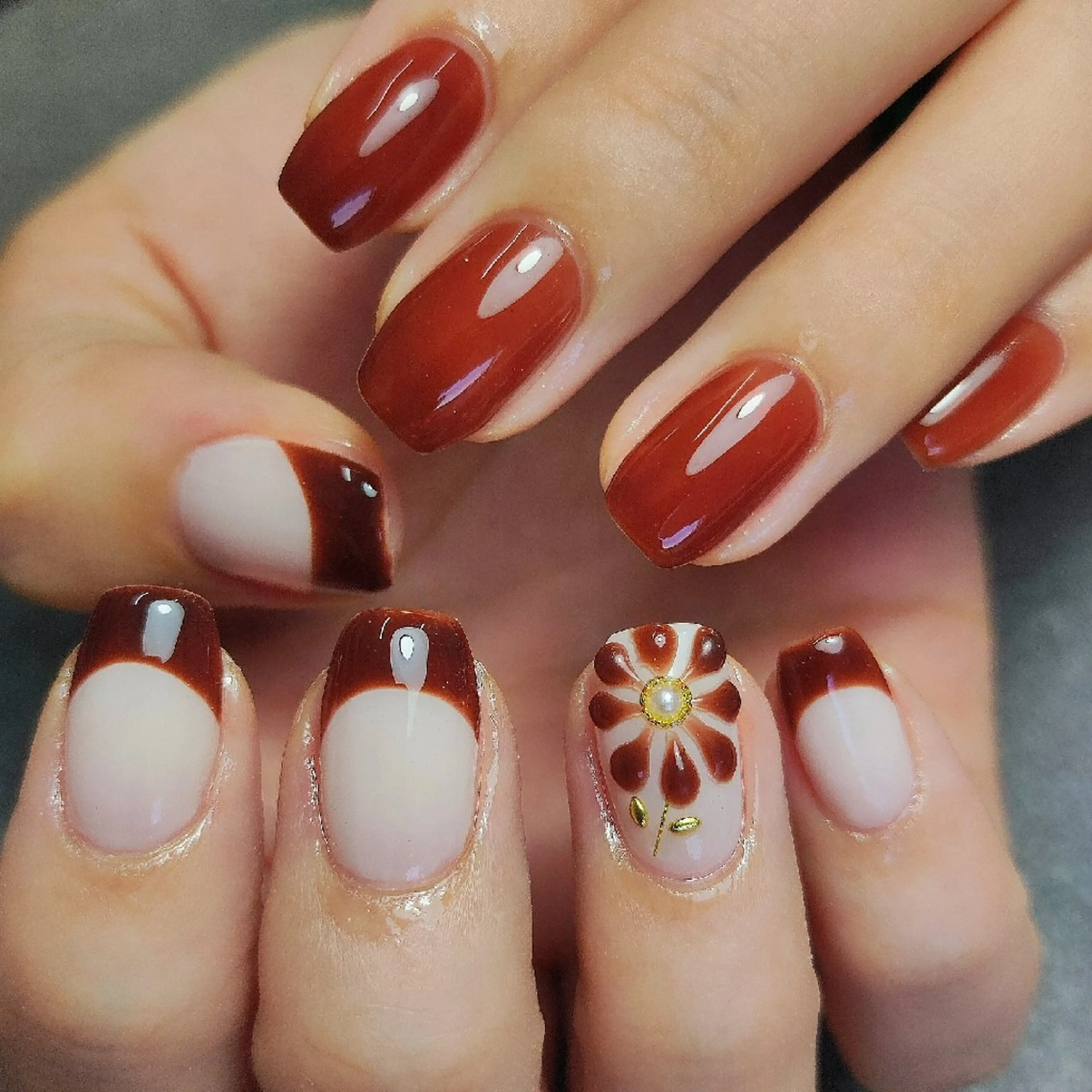 ネイル フラワーネイル ぷっくりネイル 個人サロン saltnailのネイルデザイン