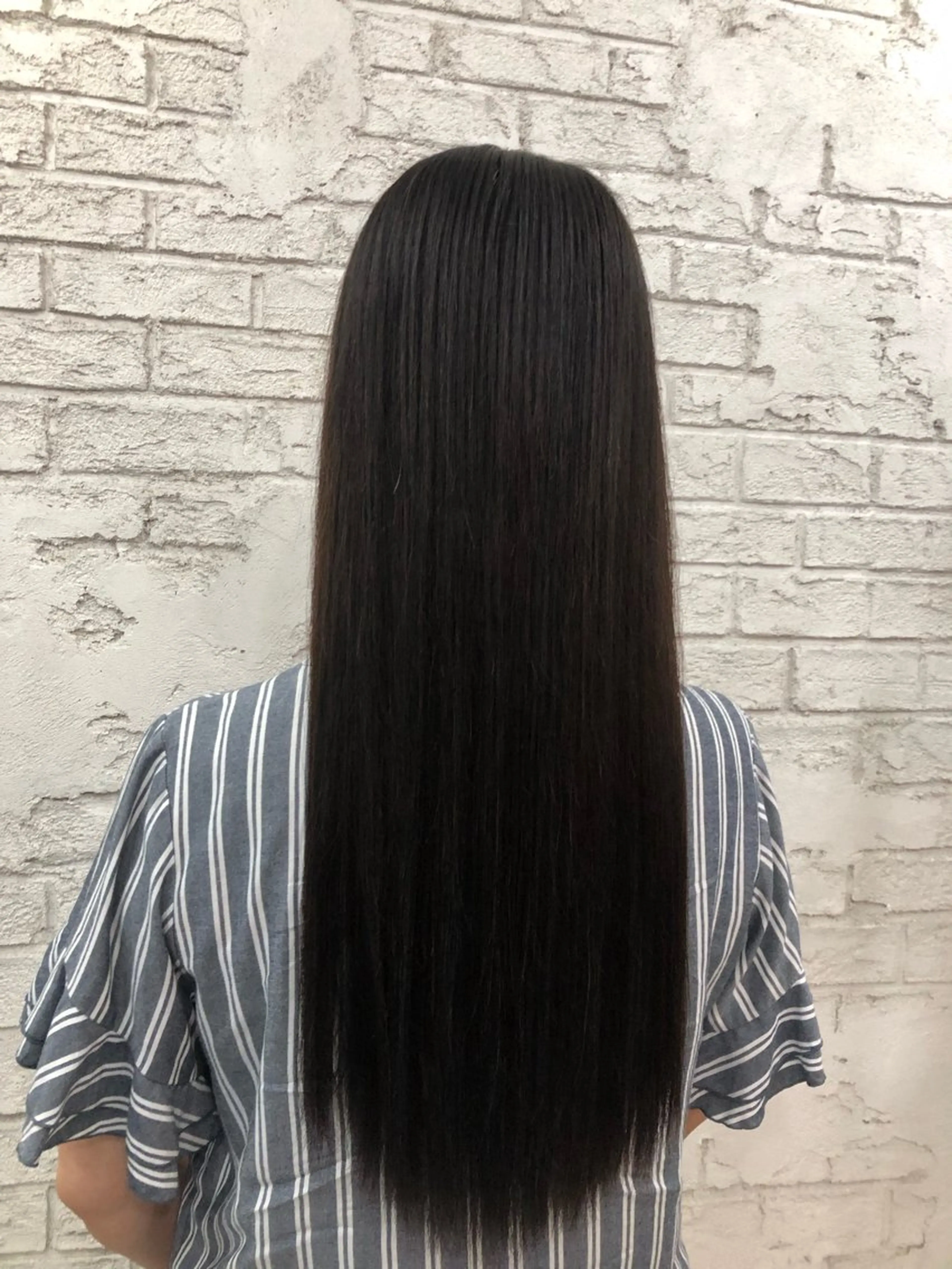 ロング 縮毛矯正 カットモデル募集中 yui :)のヘアスタイル