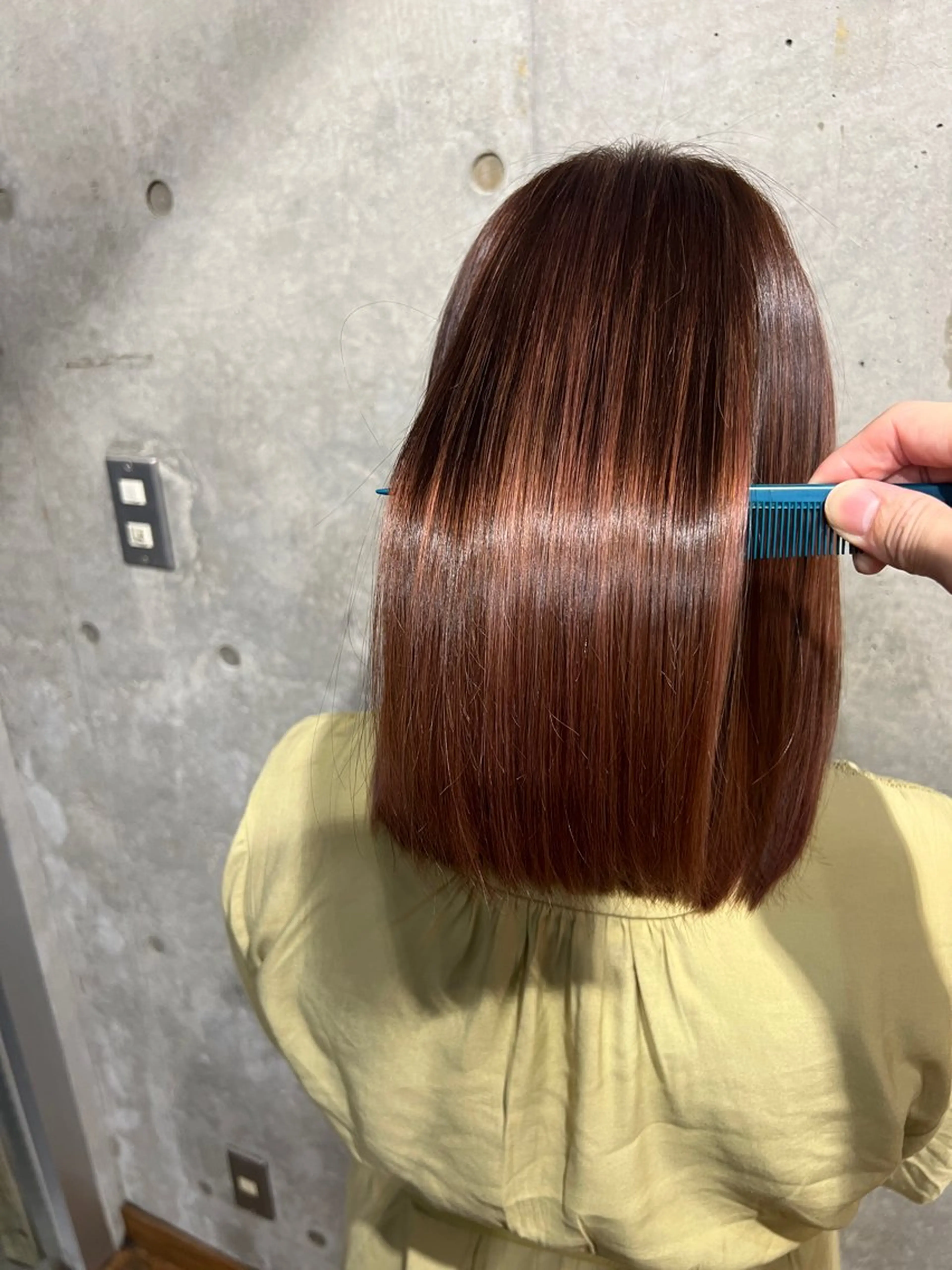 ミディアム WISTERIA ANNEX 銀座【ウィステリア アネックス】所属・髪質改善 スペシャリストのヘアスタイル