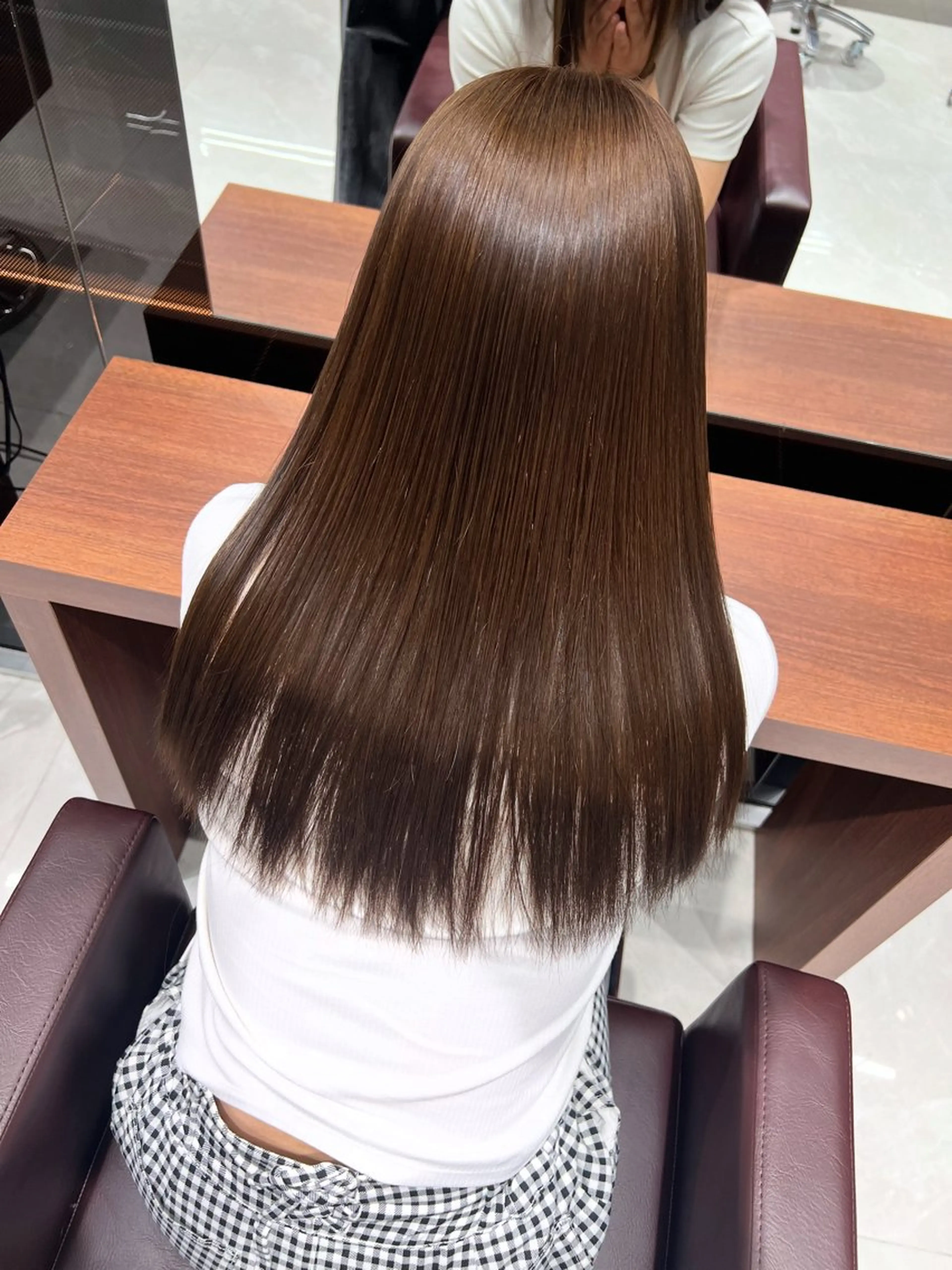ミディアム ヘアカラー トリートメント 佐藤 優希のヘアスタイル