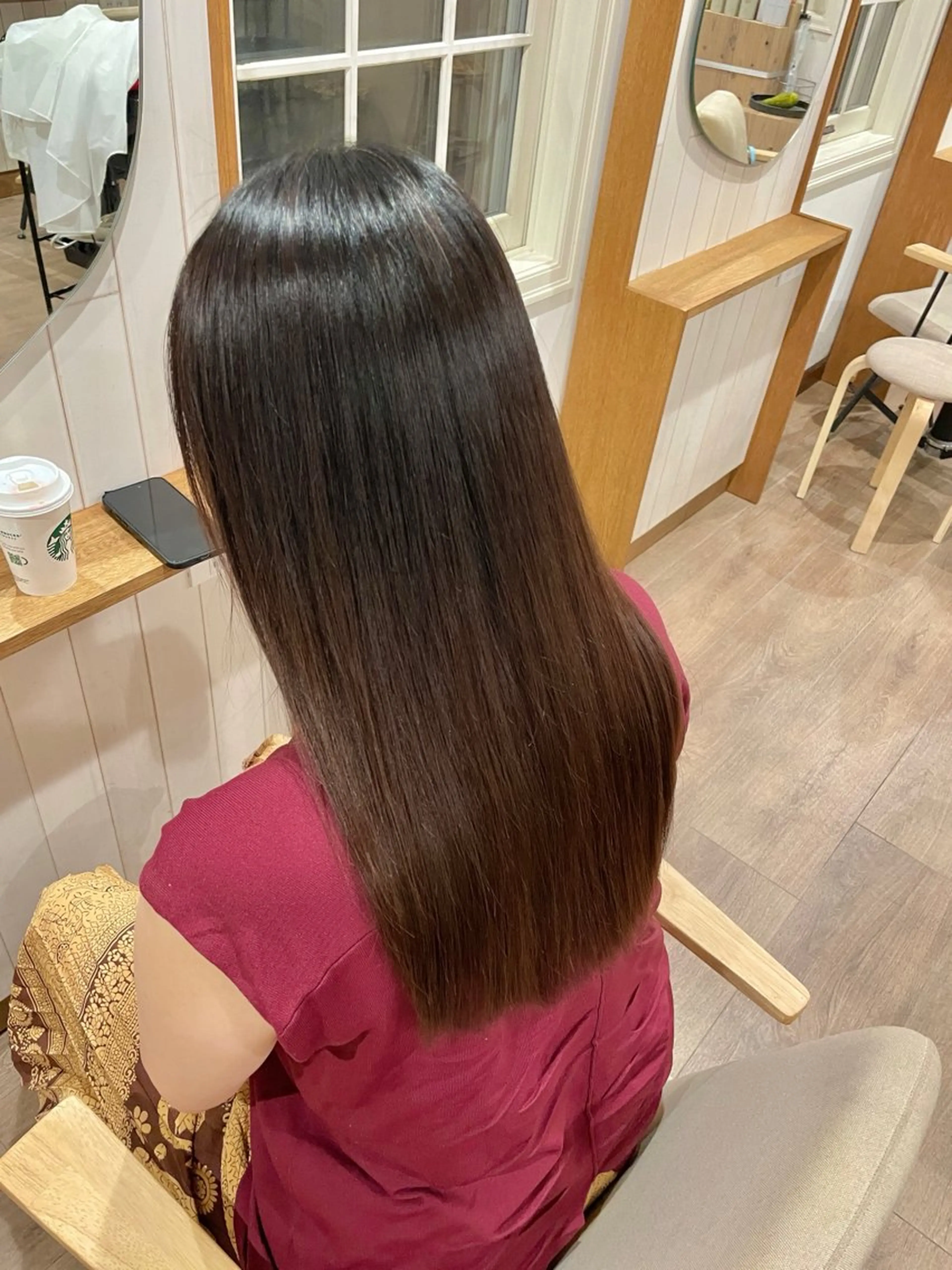 セミロング カット 縮毛矯正 トリートメント 表参道/髪質改善/ 髪質改善カラー/遠藤のヘアスタイル