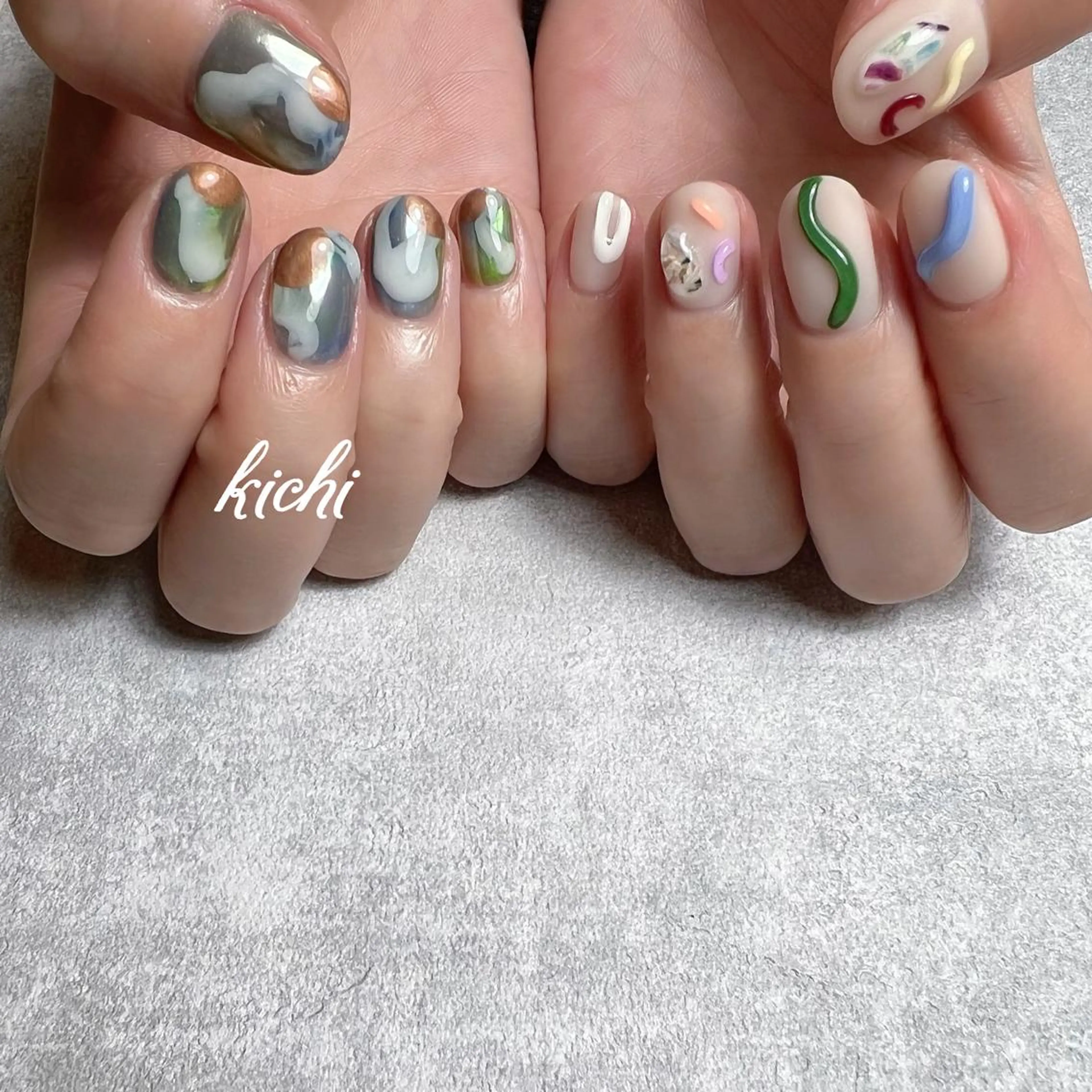 ネイル kichi・:* みじゅのネイルデザイン