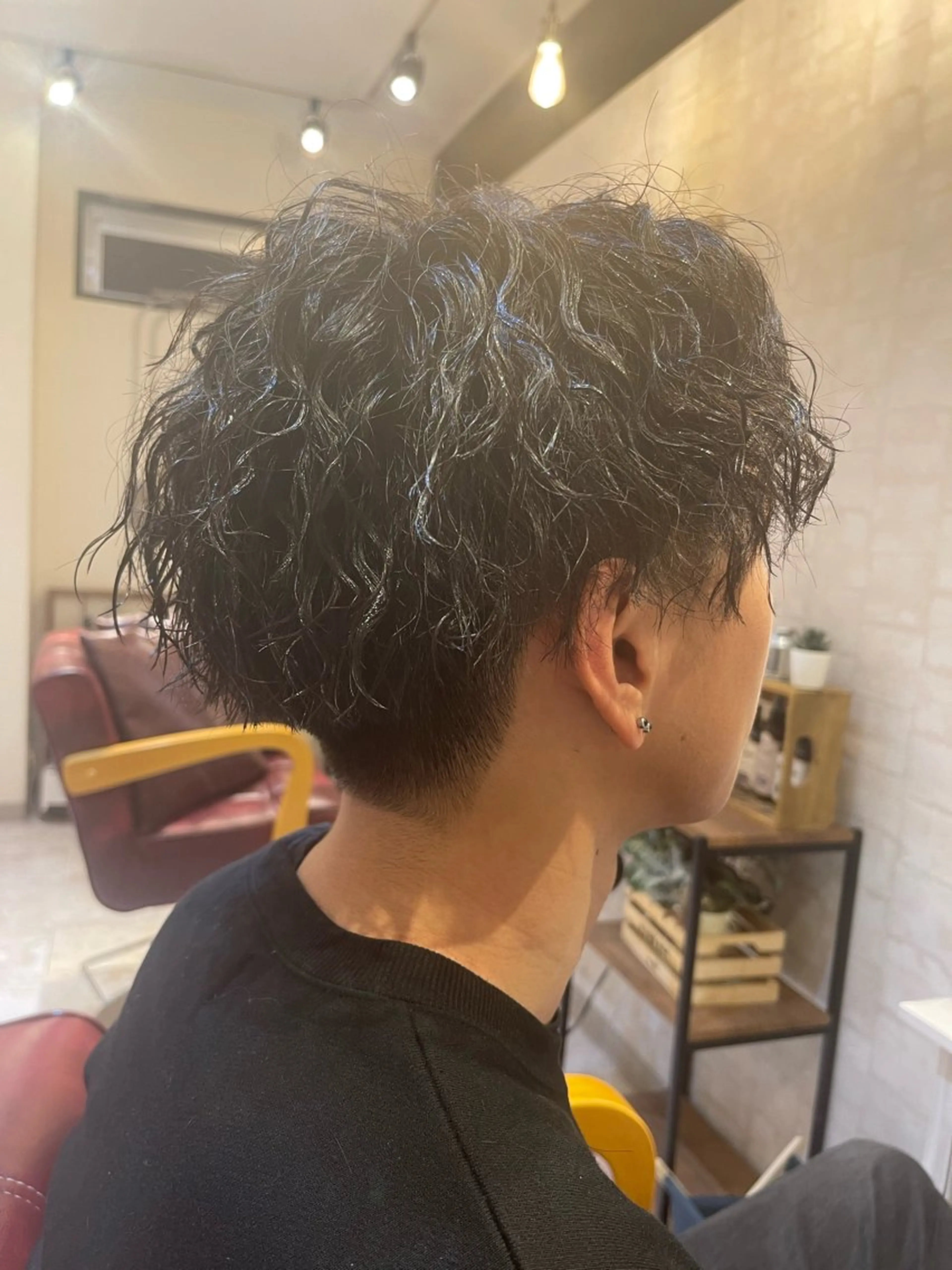 ショート カット パーマ 🍭透明感カラー 志賀拓海🍬🌈のヘアスタイル
