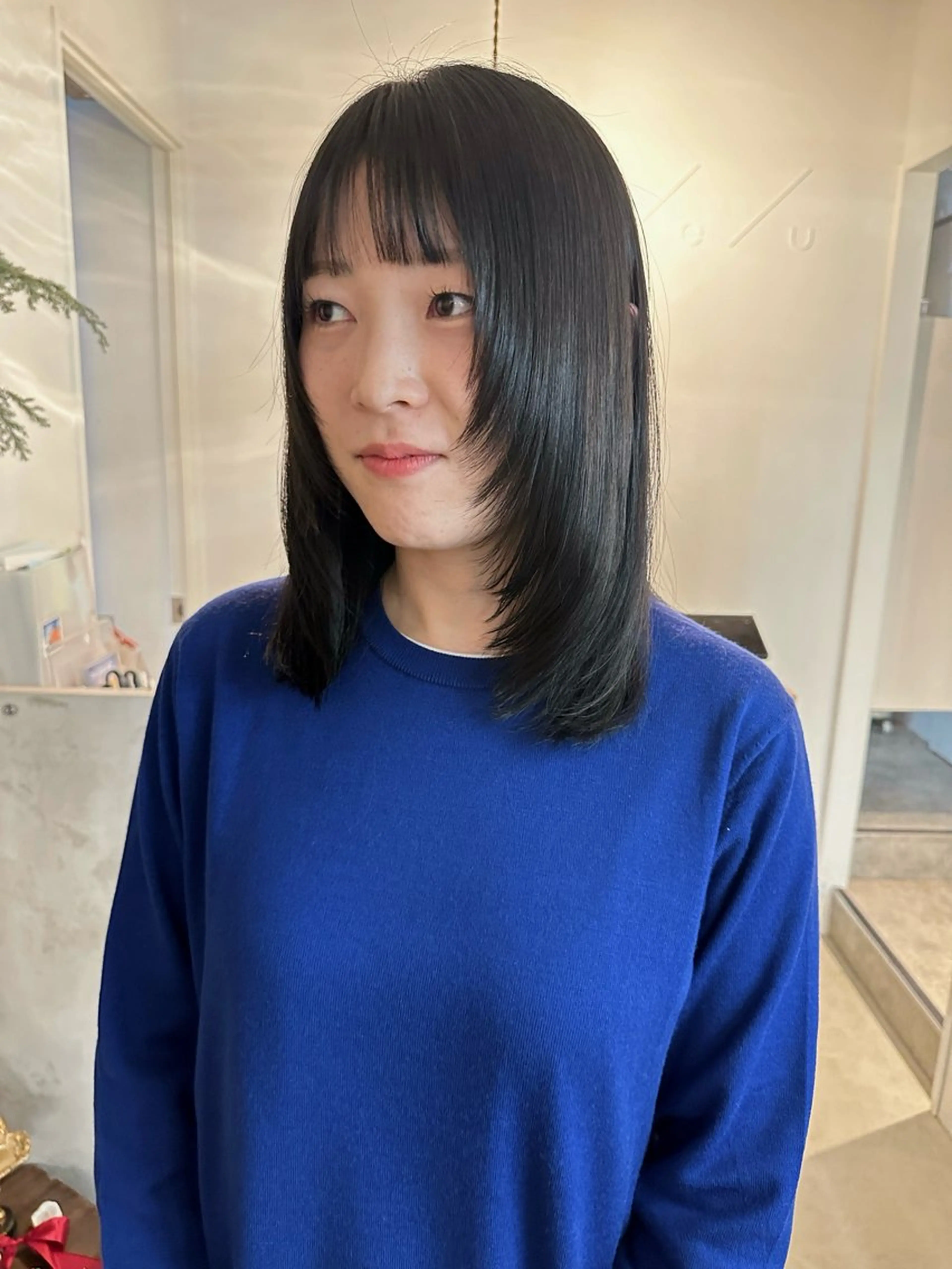 セミロング カラー カット ヘアカラー トリートメント lelu所属・lelu / 佐々木のヘアスタイル