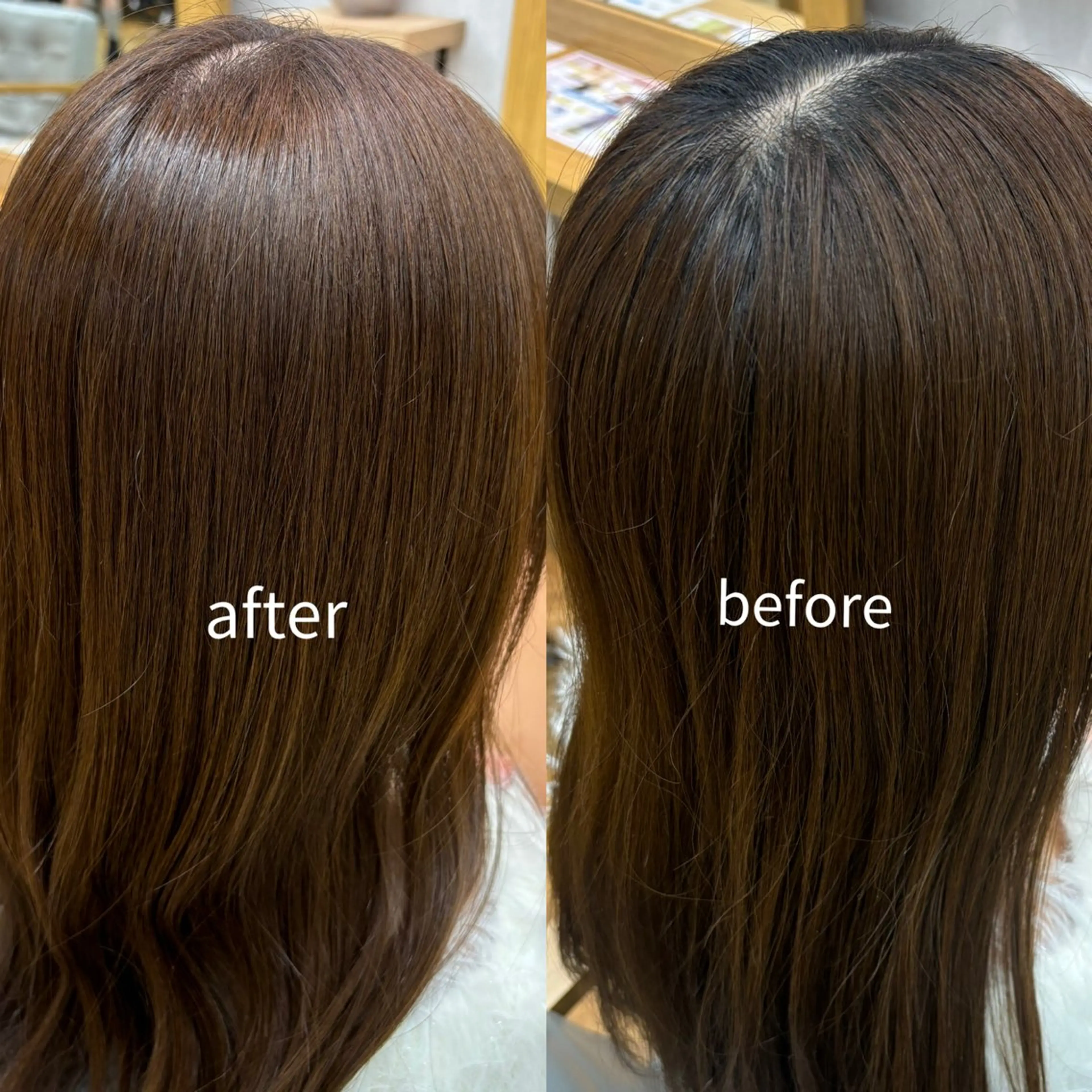 セミロング カラー ベージュカラー ブリーチ ブリーチなしカラー ピンクカラー ピンクベージュ カット ヘアカラー はじめてパーマ/ 親しみやすさ/さくらのヘアスタイル