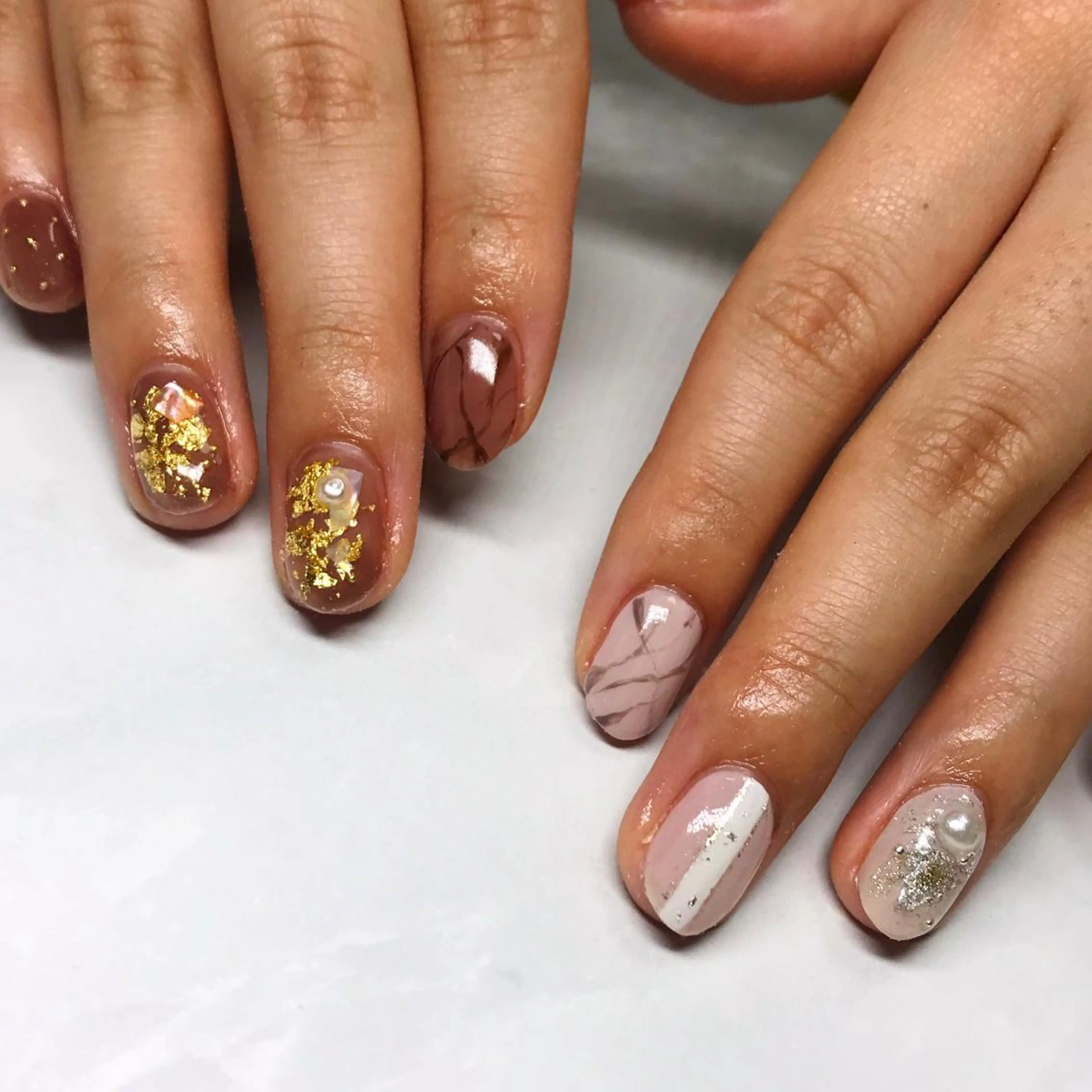 ネイル アートネイル 【カメレオン】 上村 祥子のヘアスタイル