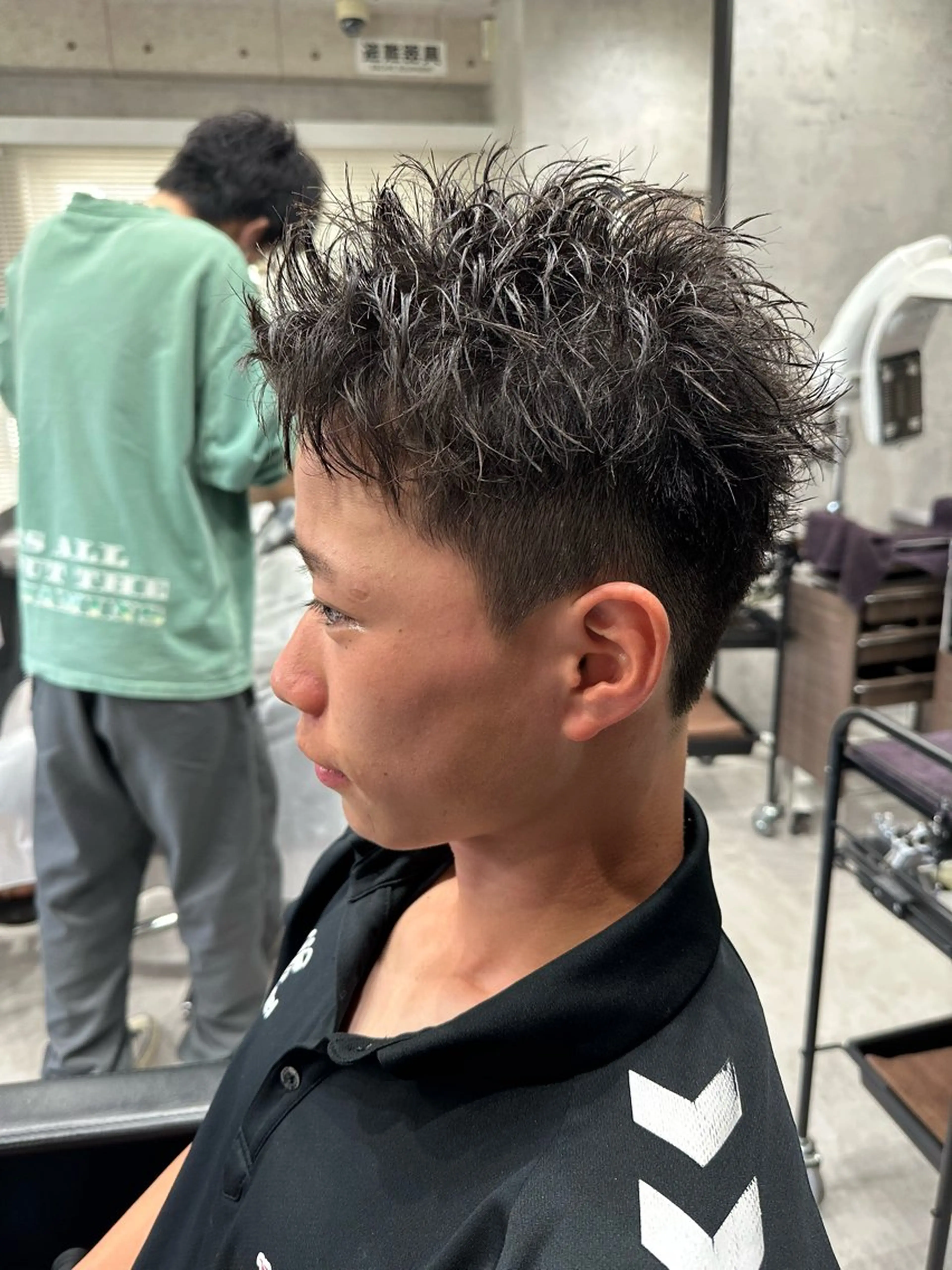 ショート メンズ ショートヘア カット 「パーマ指名No1 🥇」小日向悠のヘアスタイル