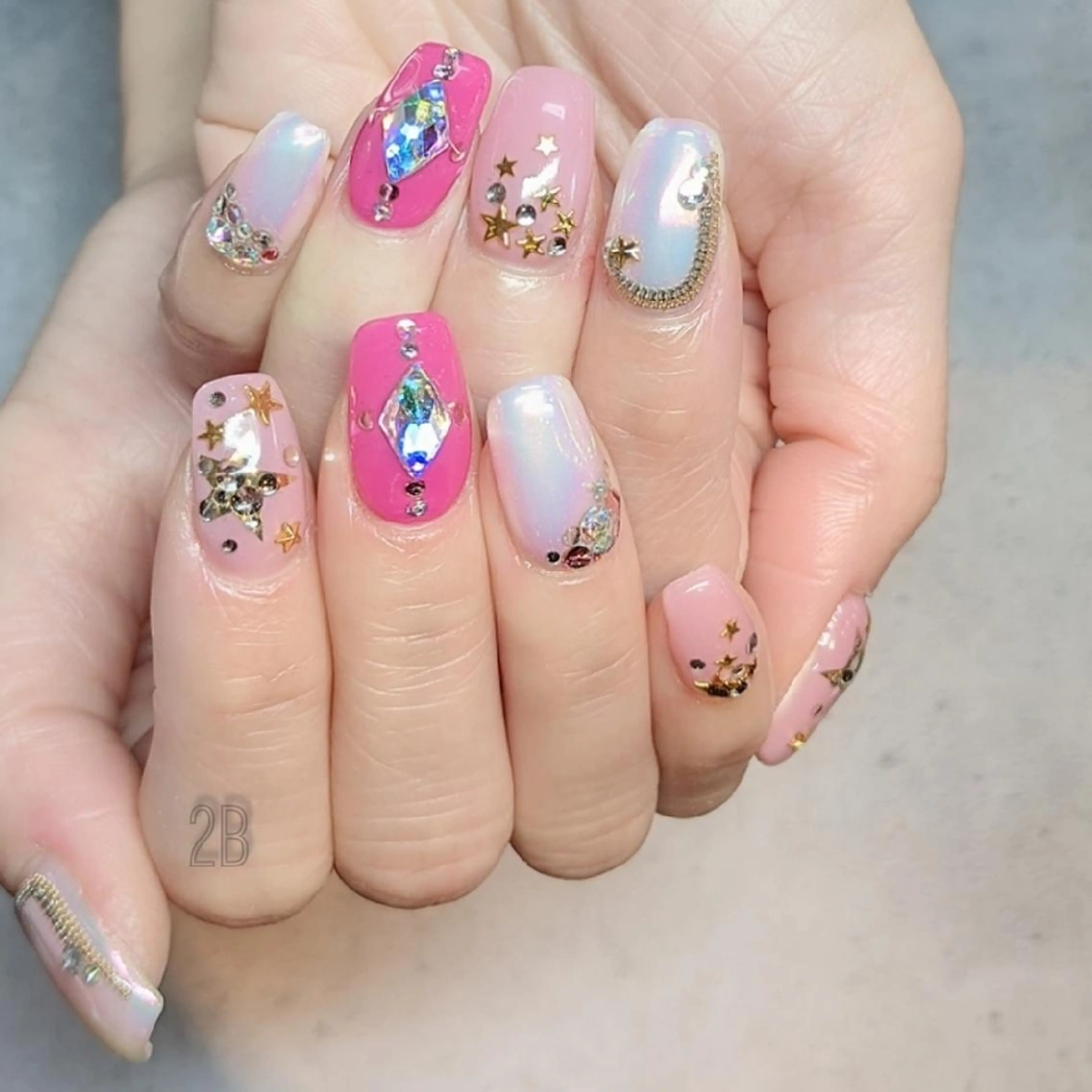 ネイル アニマル柄 クリアネイル フットネイル フレンチネイル ガラスフレンチ 2B__nails ニービー京都伏見区のネイルデザイン