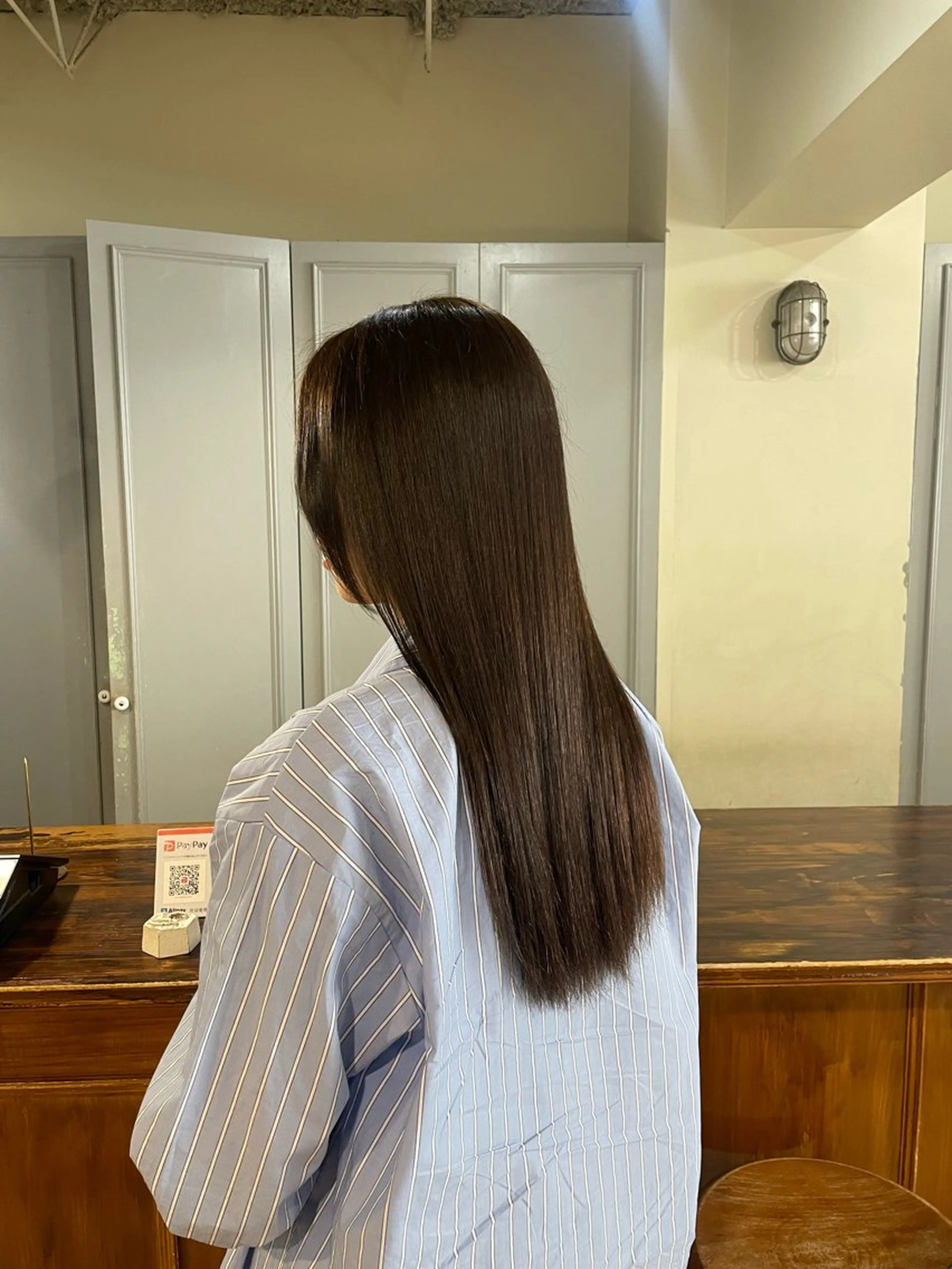 セミロング ヘアカラー トリートメント 🖤🤍 COCONA🖤🤍のヘアスタイル