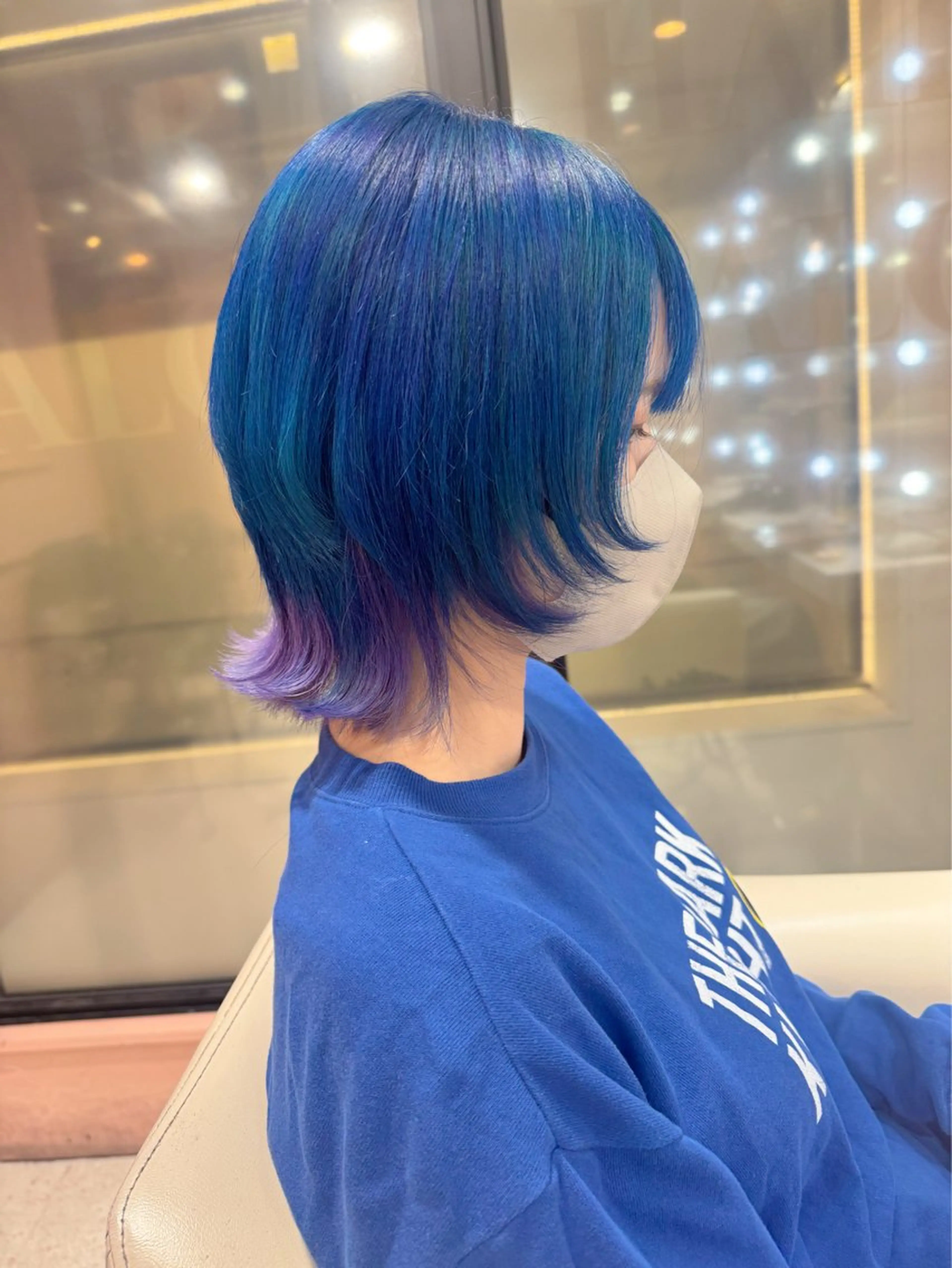 ショート ミストバング 韓国風カラー 卒業式のヘアスタイル 学生 韓国風ヘア ヘアカラー Chérie所属・Chérie 渋谷/カラーサロンのヘアスタイル