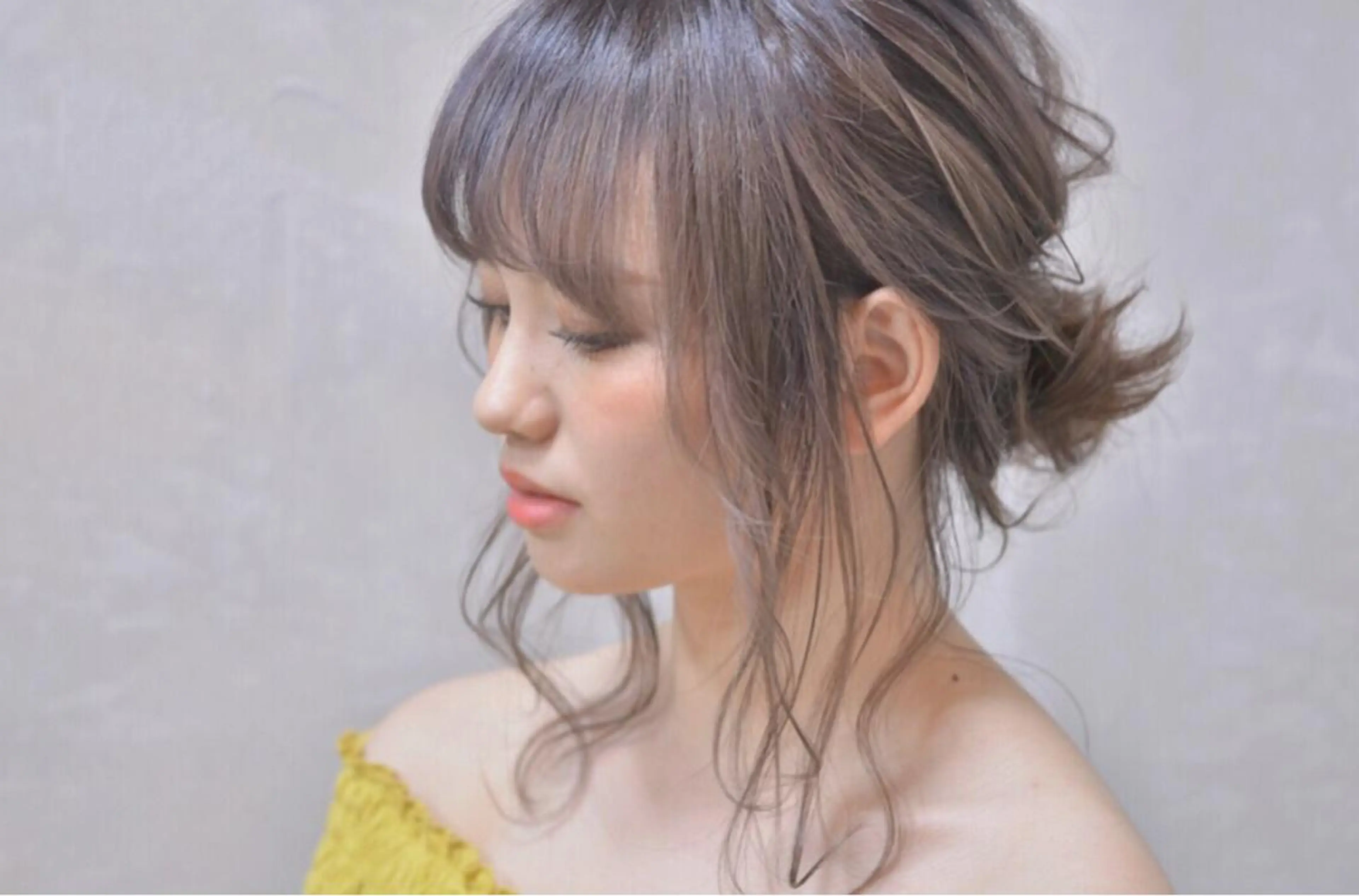 ミディアム カラー ヘアアレンジ アッシュ autre所属・大久保 ひでなりのヘアスタイル
