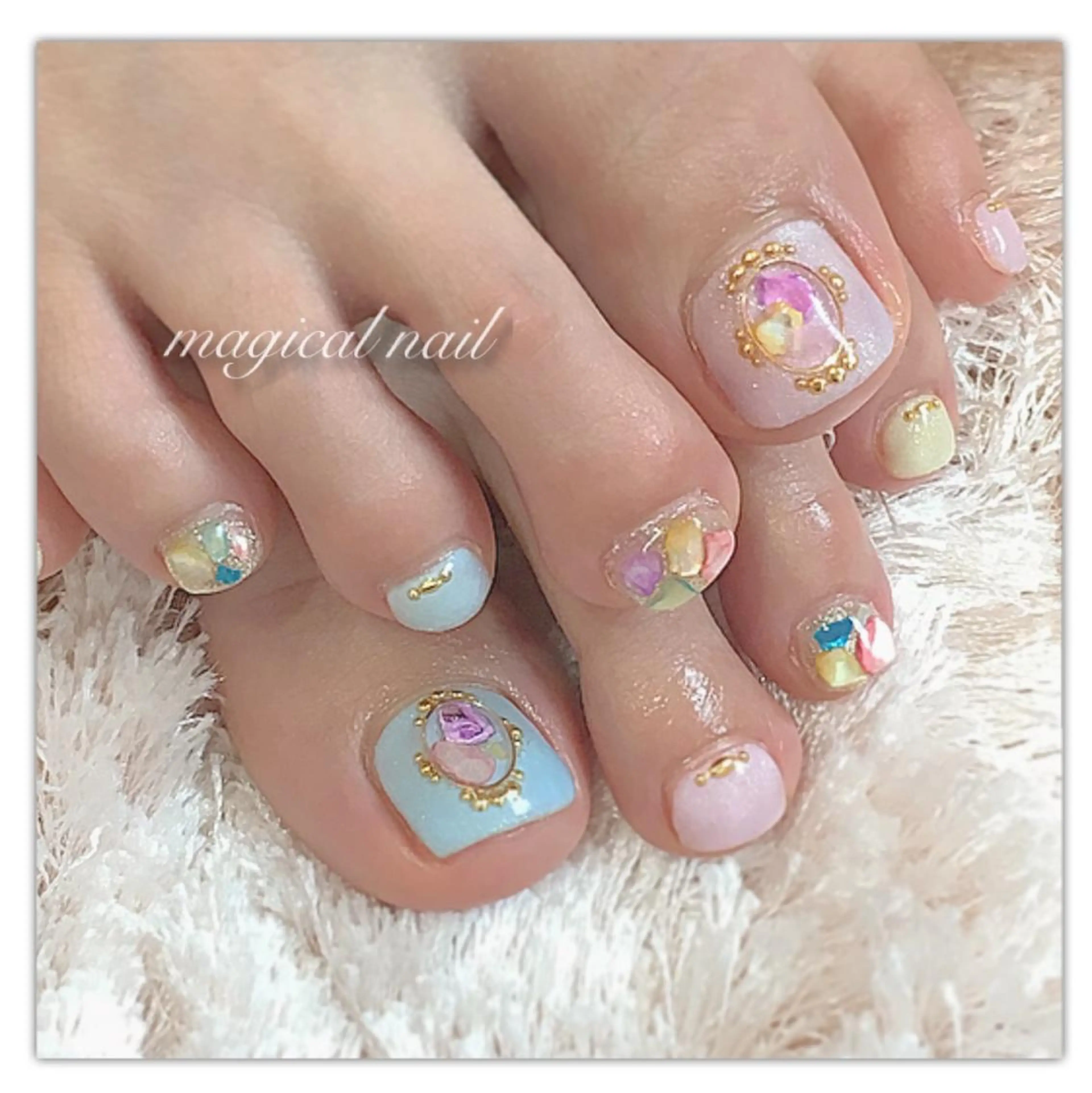 ネイル フットネイル magical nailのネイルデザイン