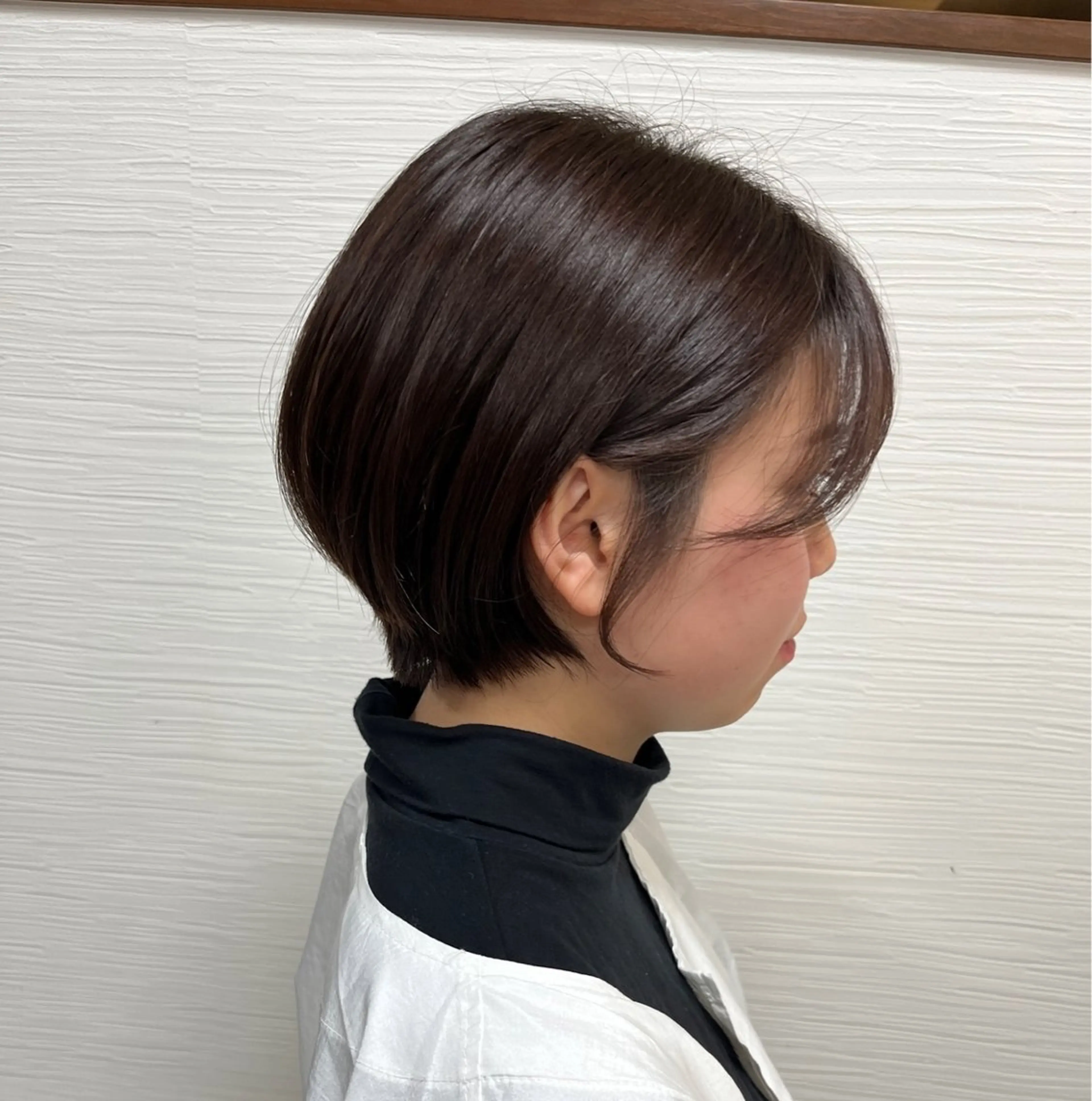 ショート ショートボブ ボブ レイヤーカット ショートヘア カット 中村 由布紀のヘアスタイル