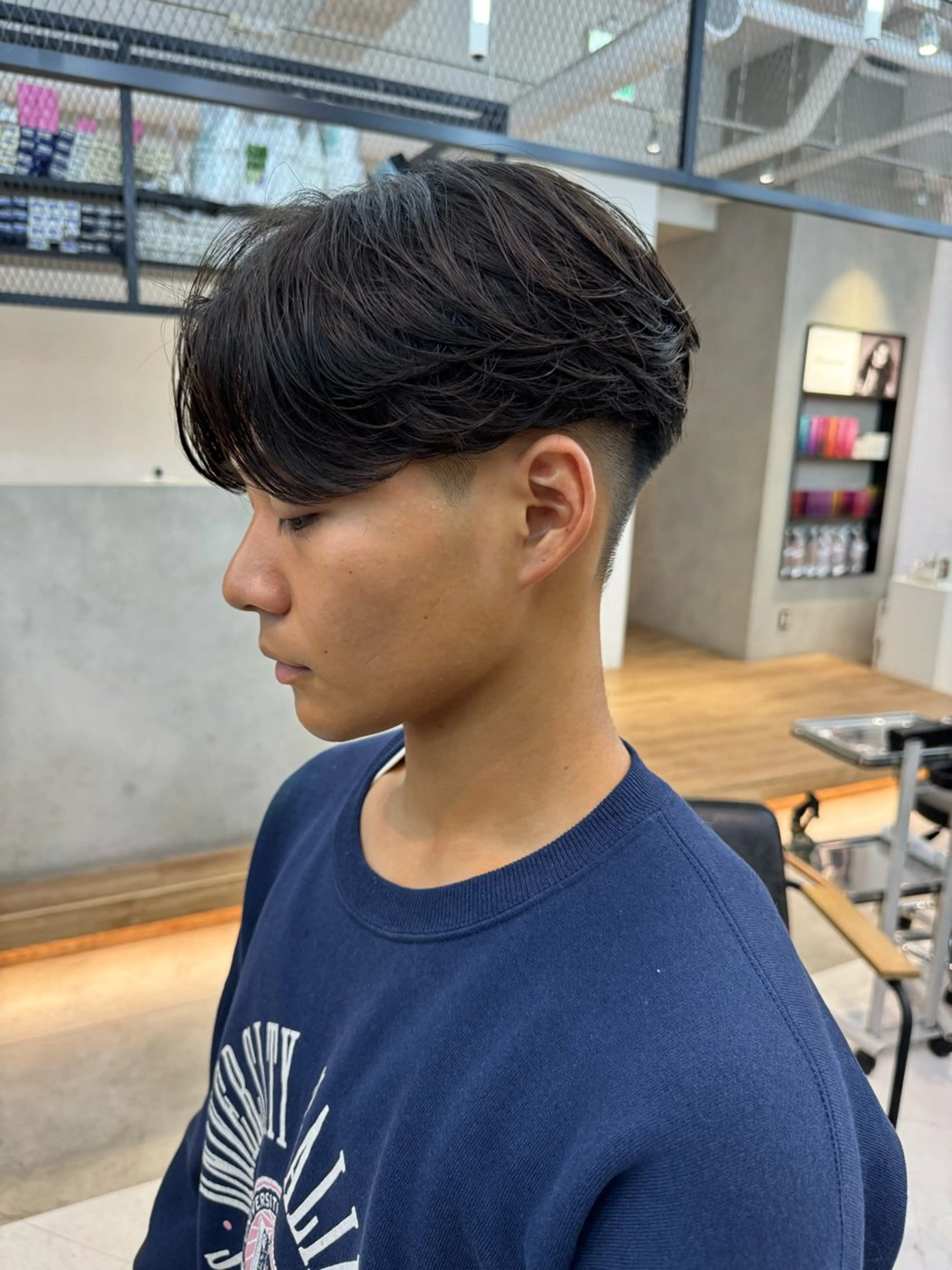 パーマ メンズ カット パーマ 新宿【メンズパーマ】 塩澤太一のヘアスタイル