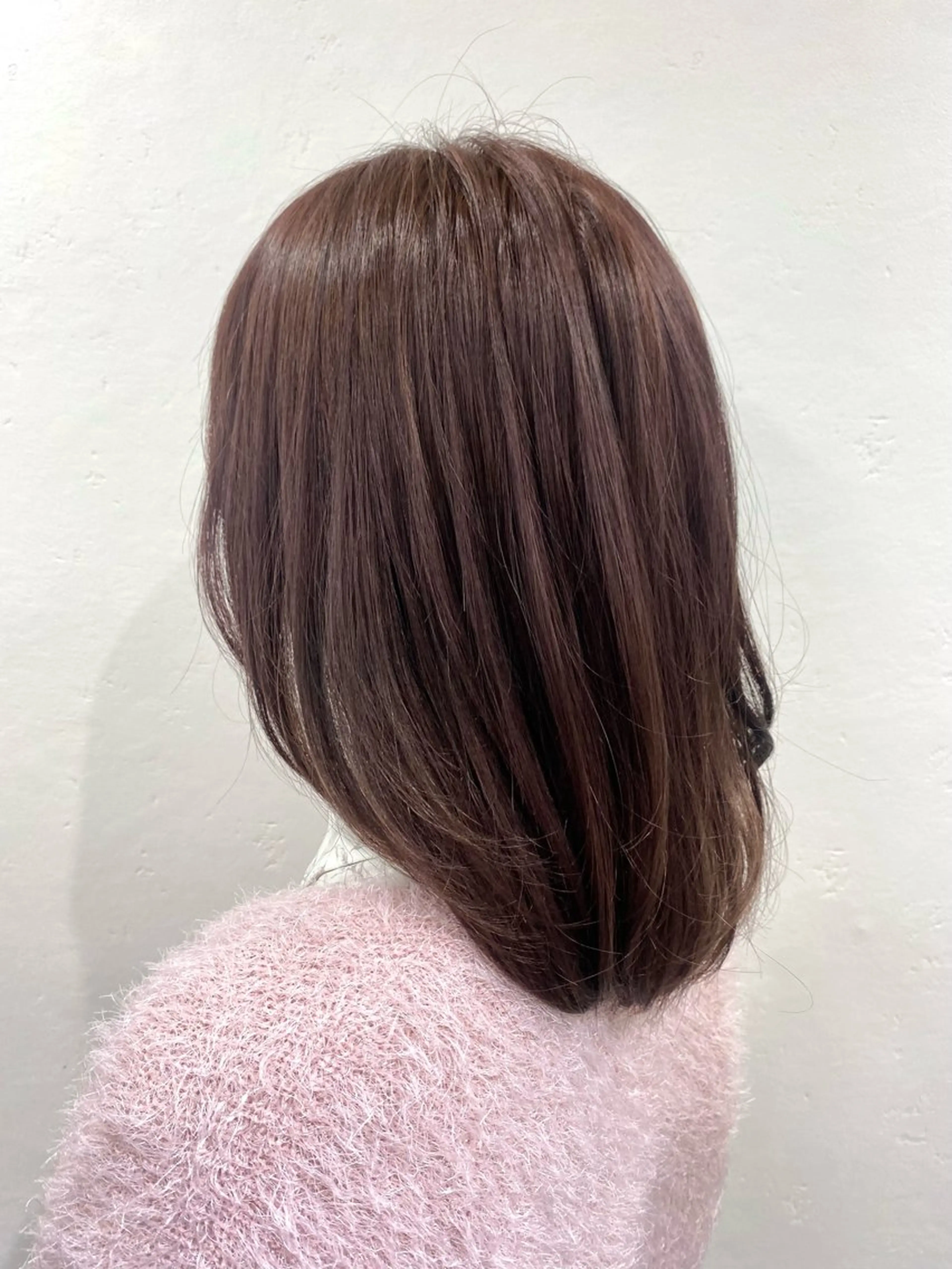 セミロング カラー ヘアカラー トリートメント 銀座 キュアリスト/ nanaco🦔のヘアスタイル