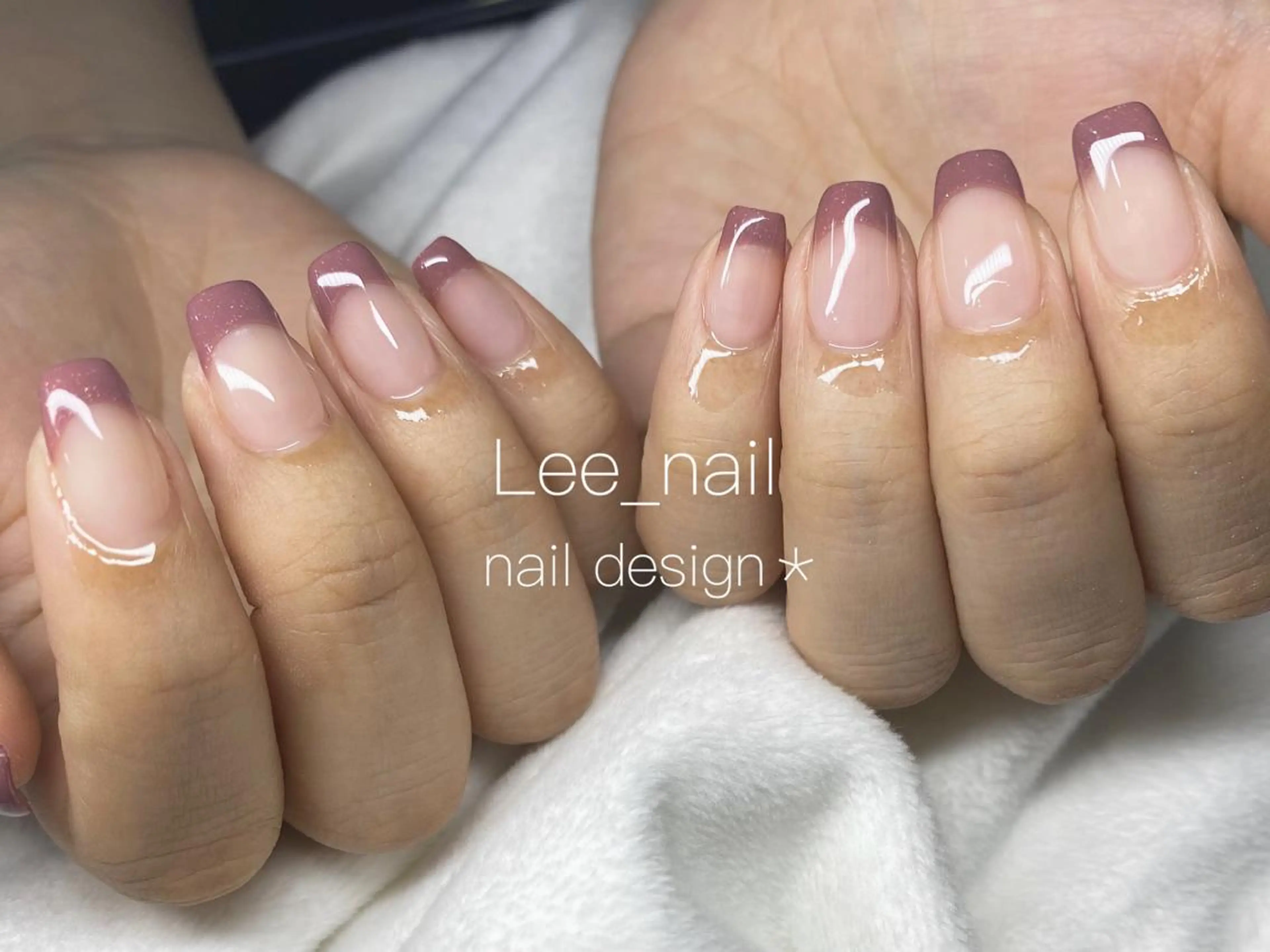 ネイル フレンチネイル ハンドネイル Lee_ nailのネイルデザイン