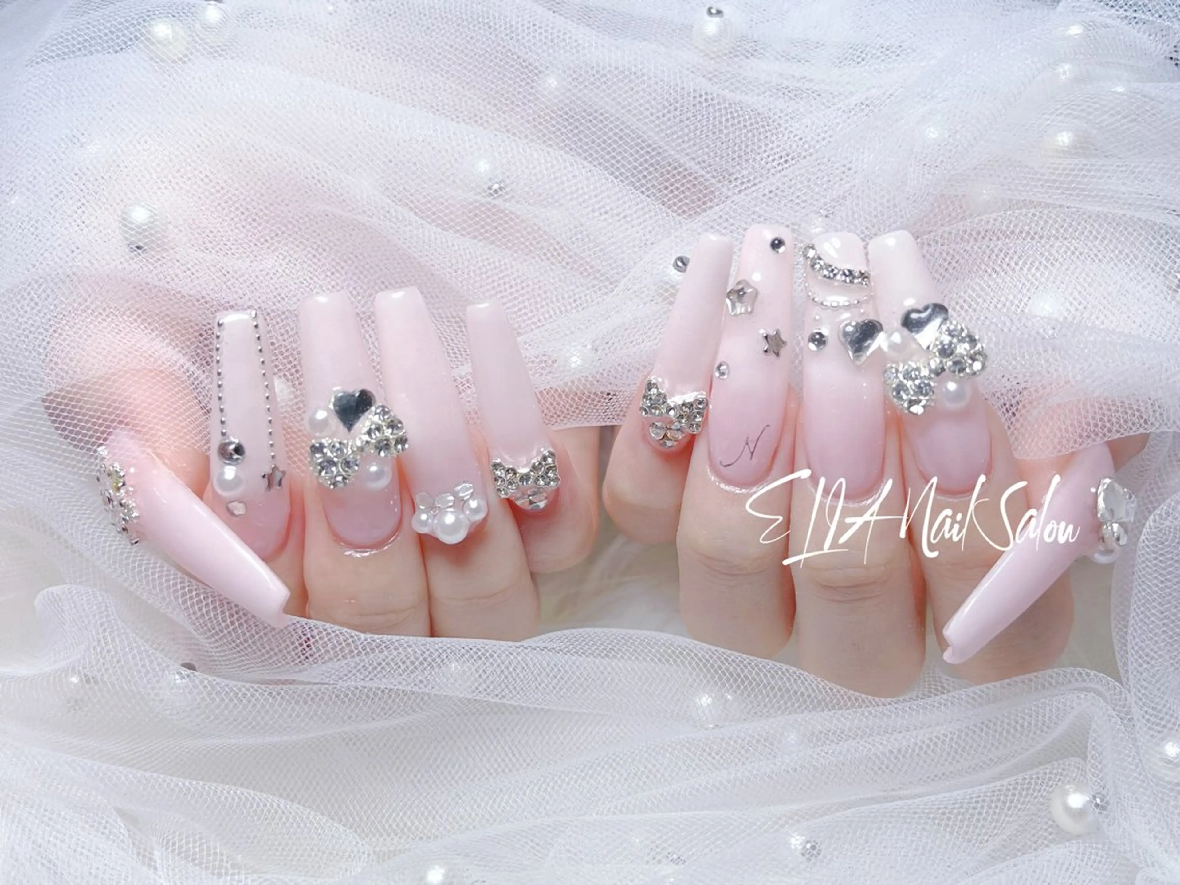 ロング ロング ハンドネイル ハンドケア ELIA【エリア】 nailsalonのネイルデザイン
