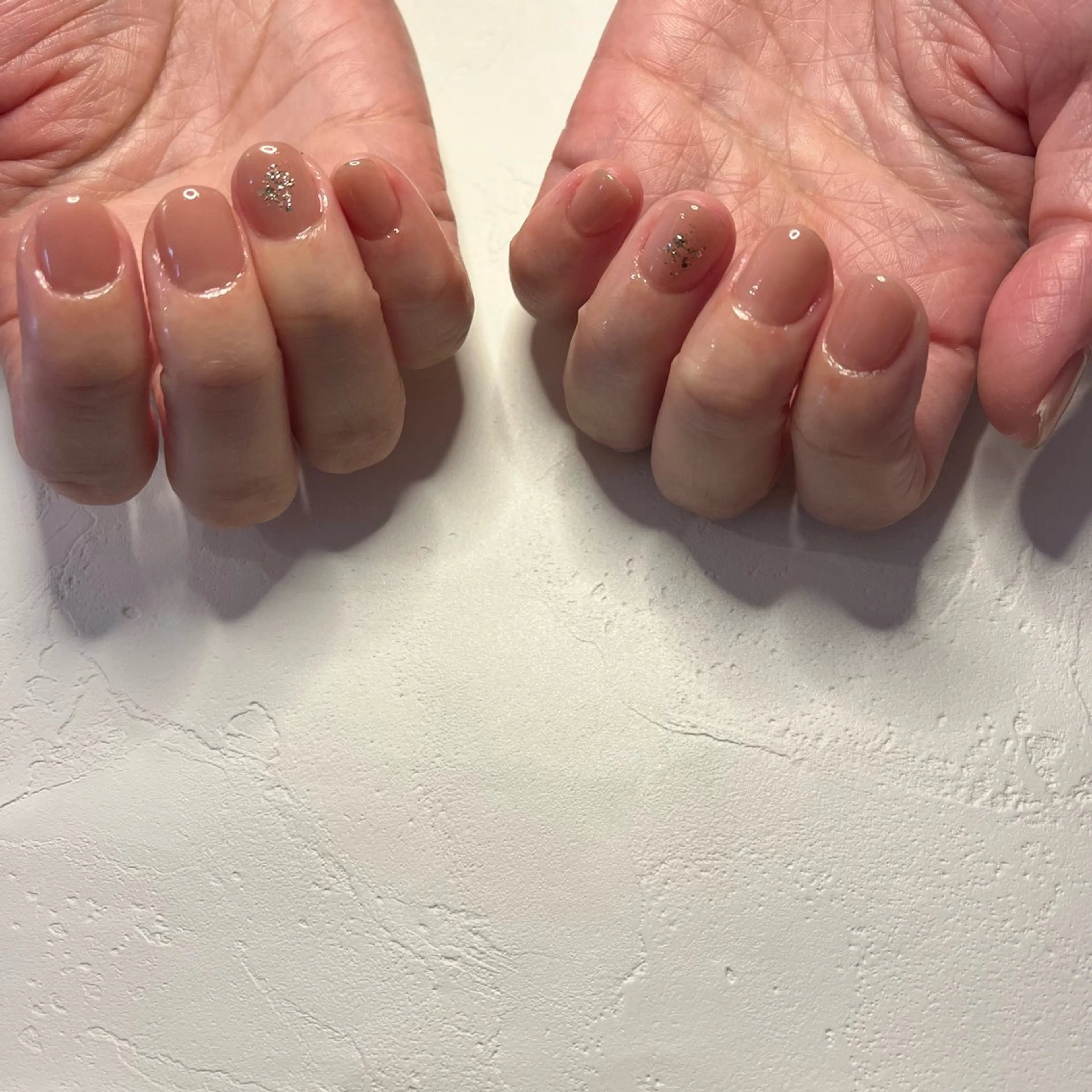 ネイル ジェルネイル ワンカラーネイル パラジェル ハンドネイル nail slow.のネイルデザイン