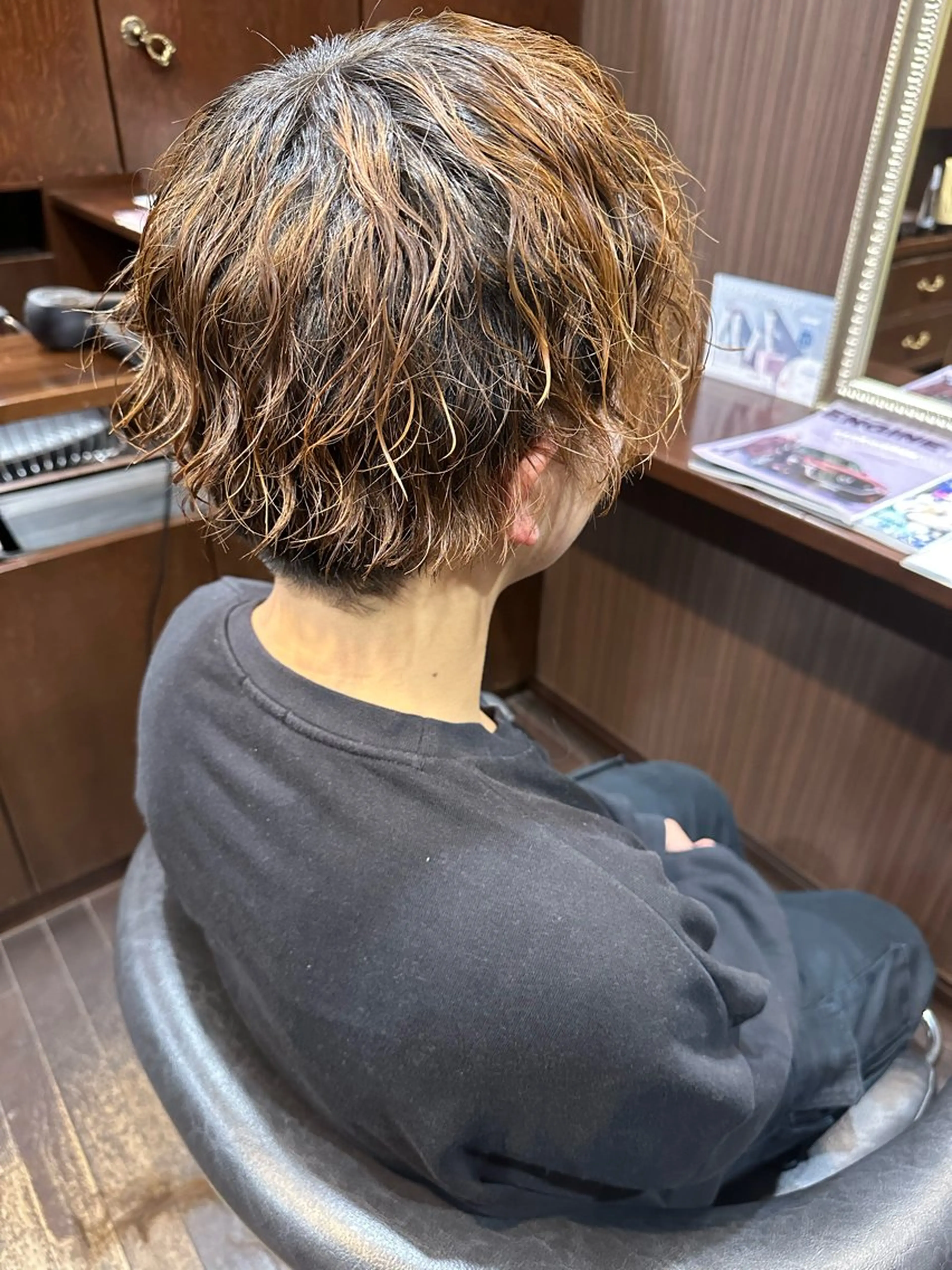 パーマ メンズ メンズパーマ メンズツイストパーマ ツイストパーマ 中村 飛成のヘアスタイル