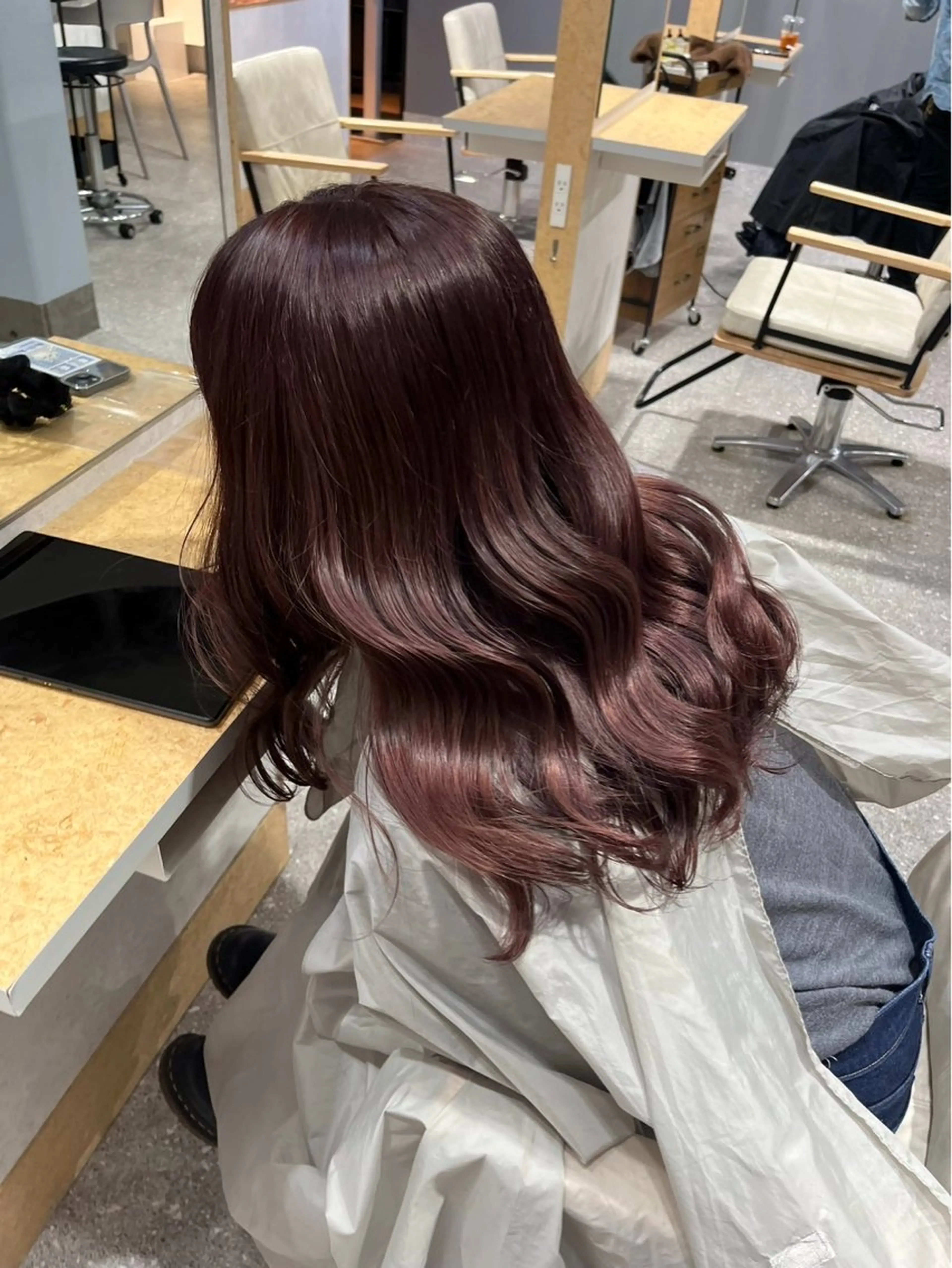 ワンカラー+𝐀𝐮𝐣𝐮𝐚トリートメントの写真