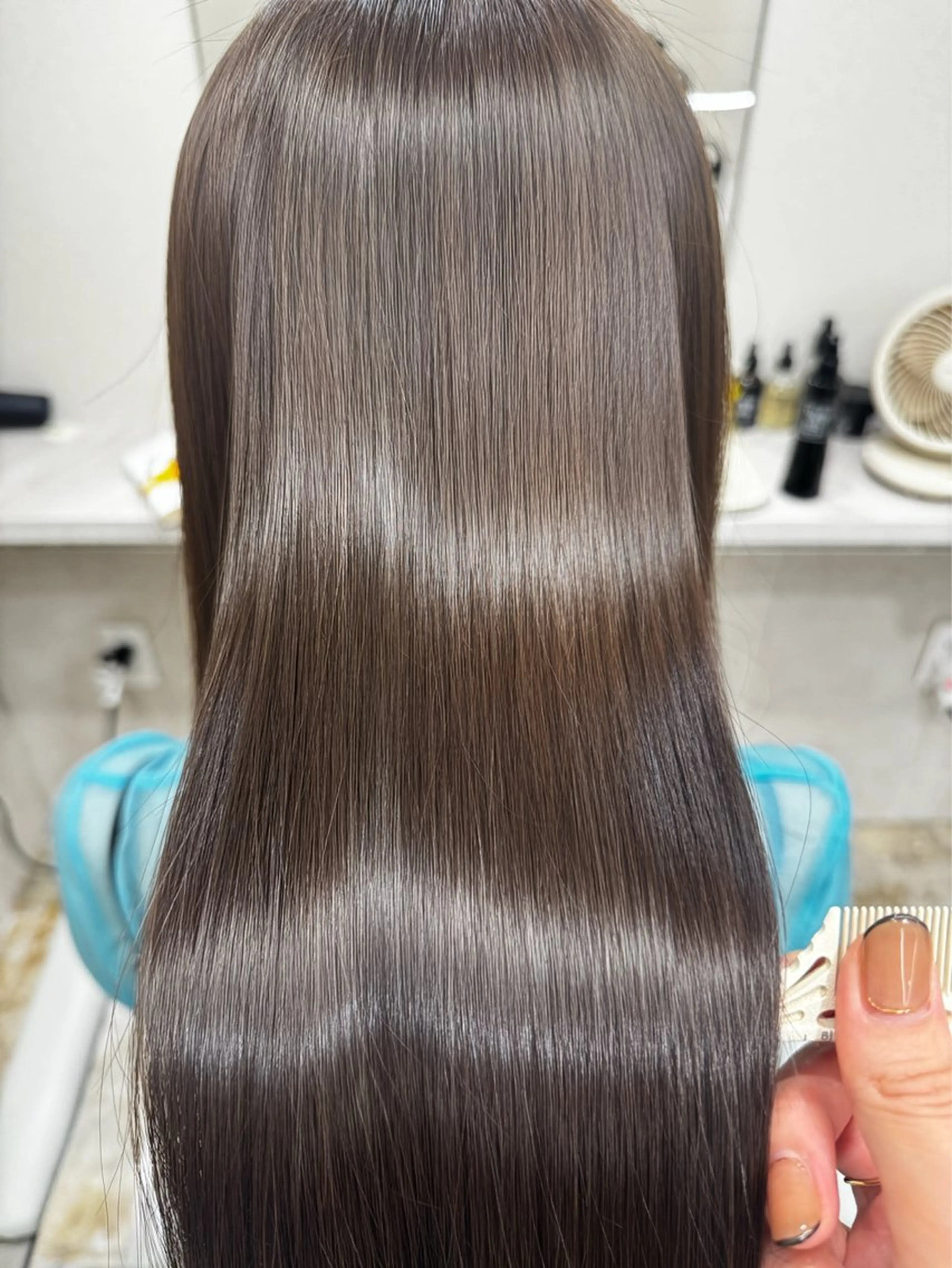 ロング 髪質改善 ヘアカラー トリートメント makoto⌇レイヤ ー⌇艶カラー🍒‎のヘアスタイル