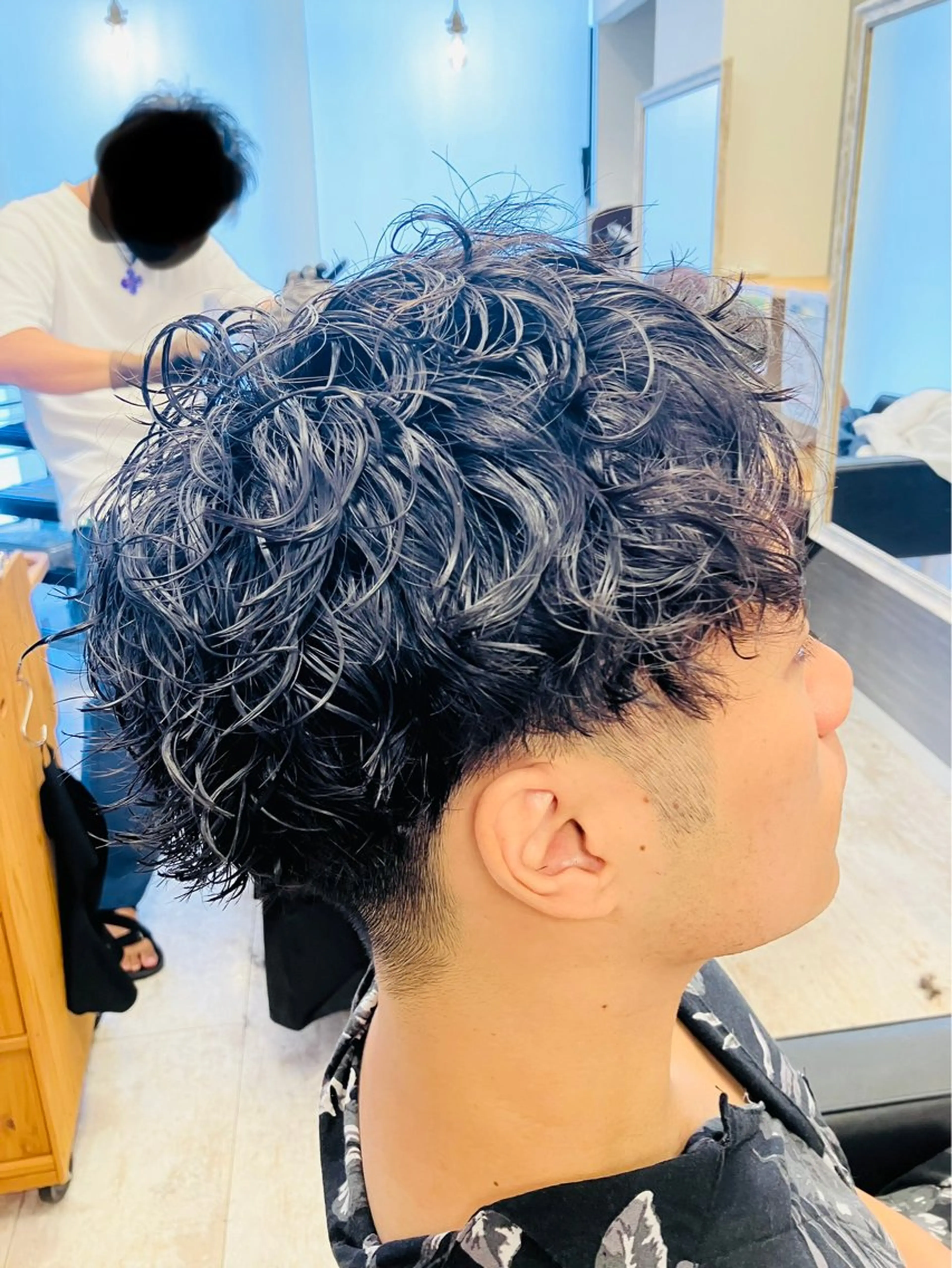 パーマ メンズ カット パーマ メンズ特化/パーマ/ フェードWATARUのヘアスタイル