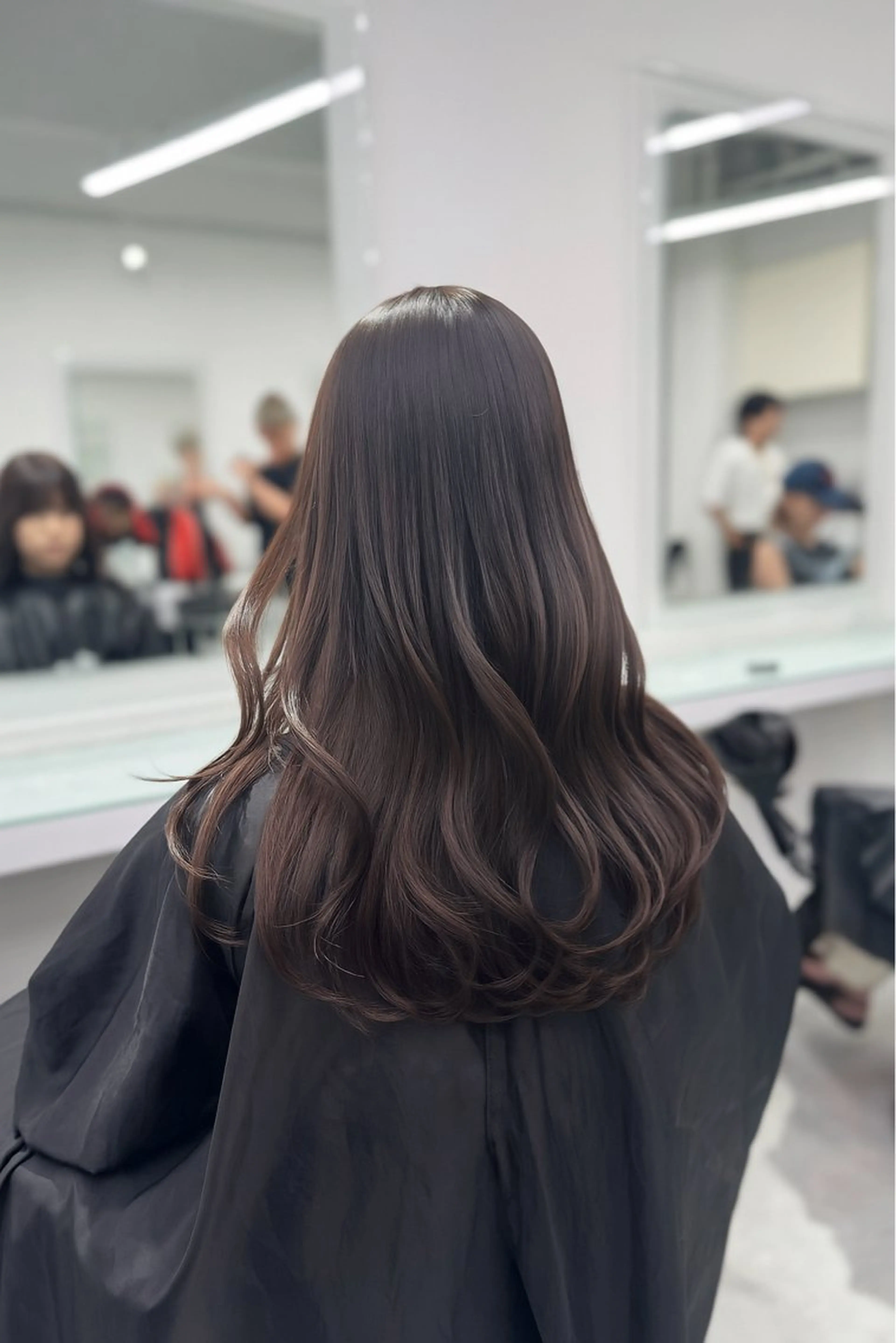 ロング カラー ヘアカラー トリートメント ヘッドスパ ヘアセット ブリーチなし🤍透明 感カラー🤍しゅうじのヘアスタイル