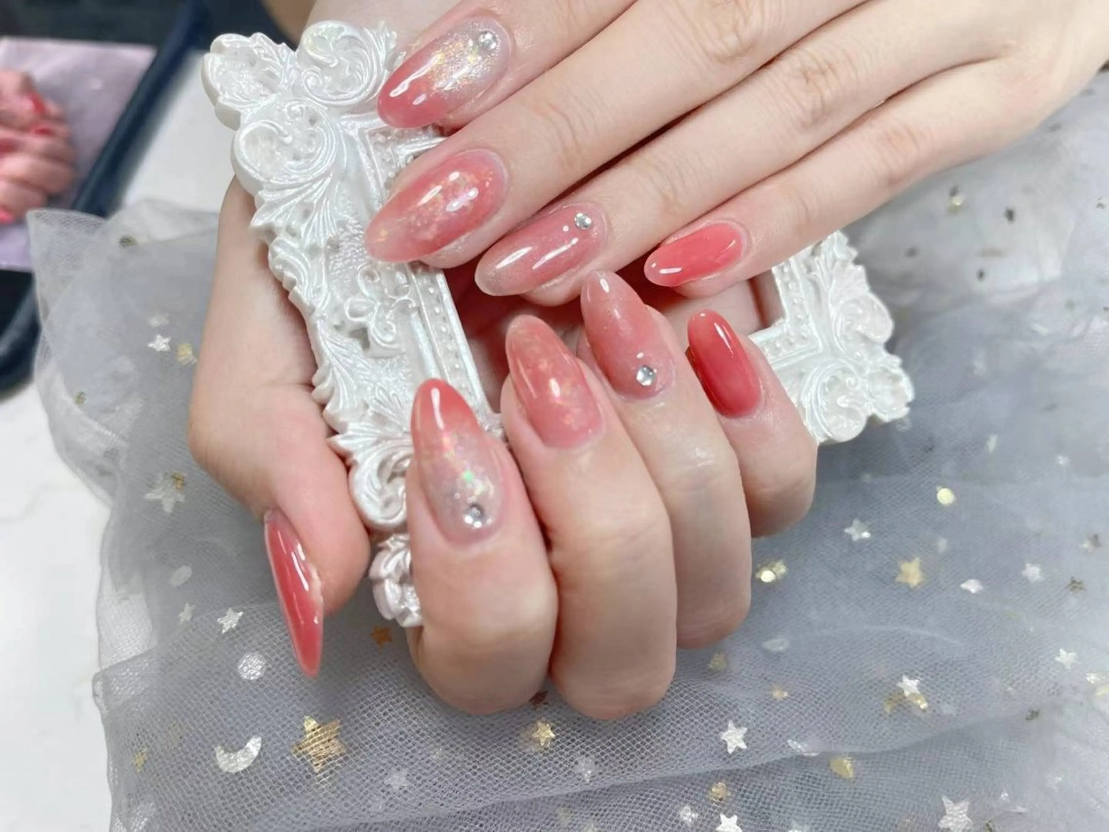 ネイル 🎀ネイルサロン エクラYUI🎀のネイルデザイン