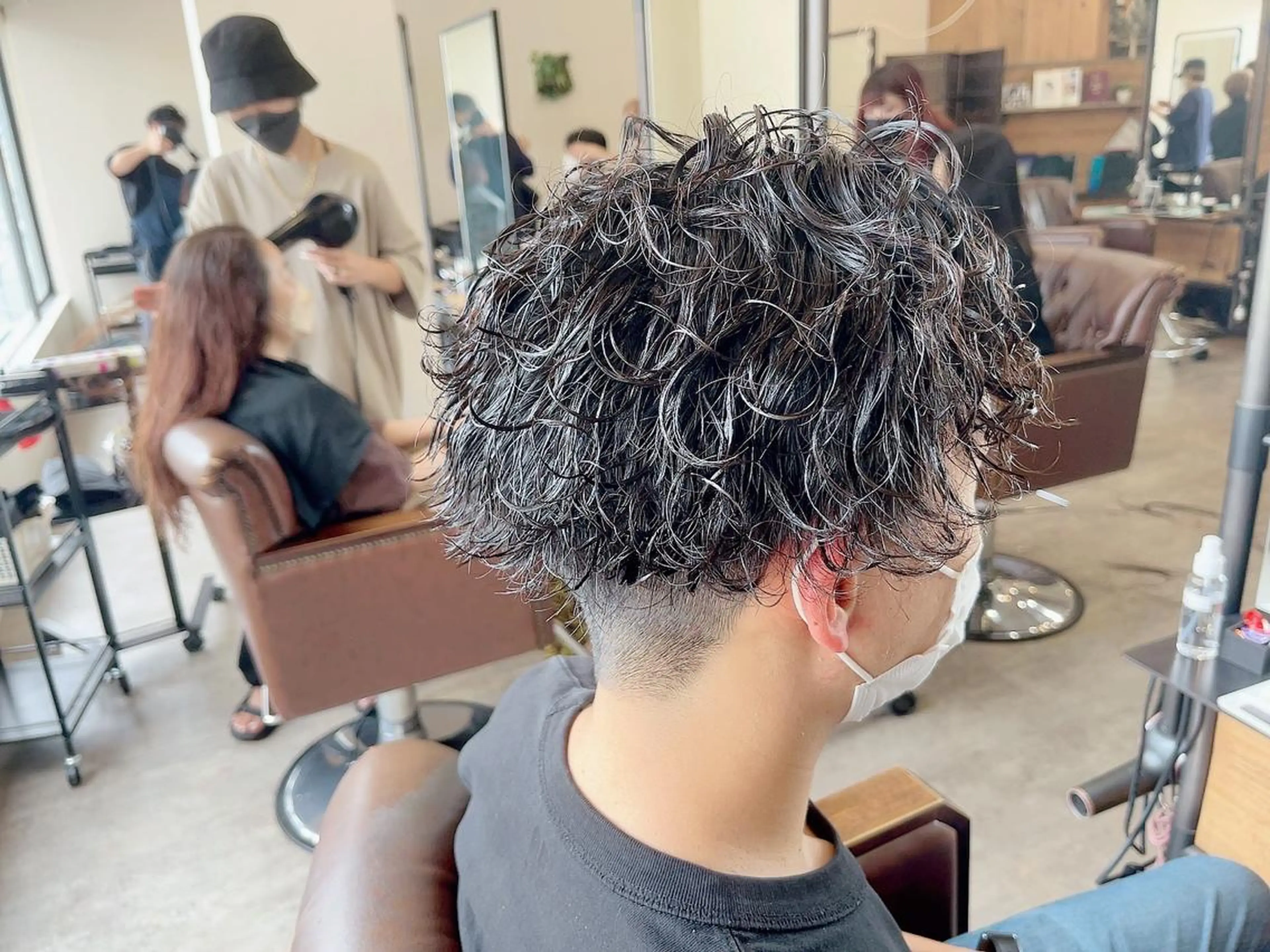 ショート カラー パーマ メンズ カット パーマ ケイゴ【店長】 メンズパーマ特化のヘアスタイル