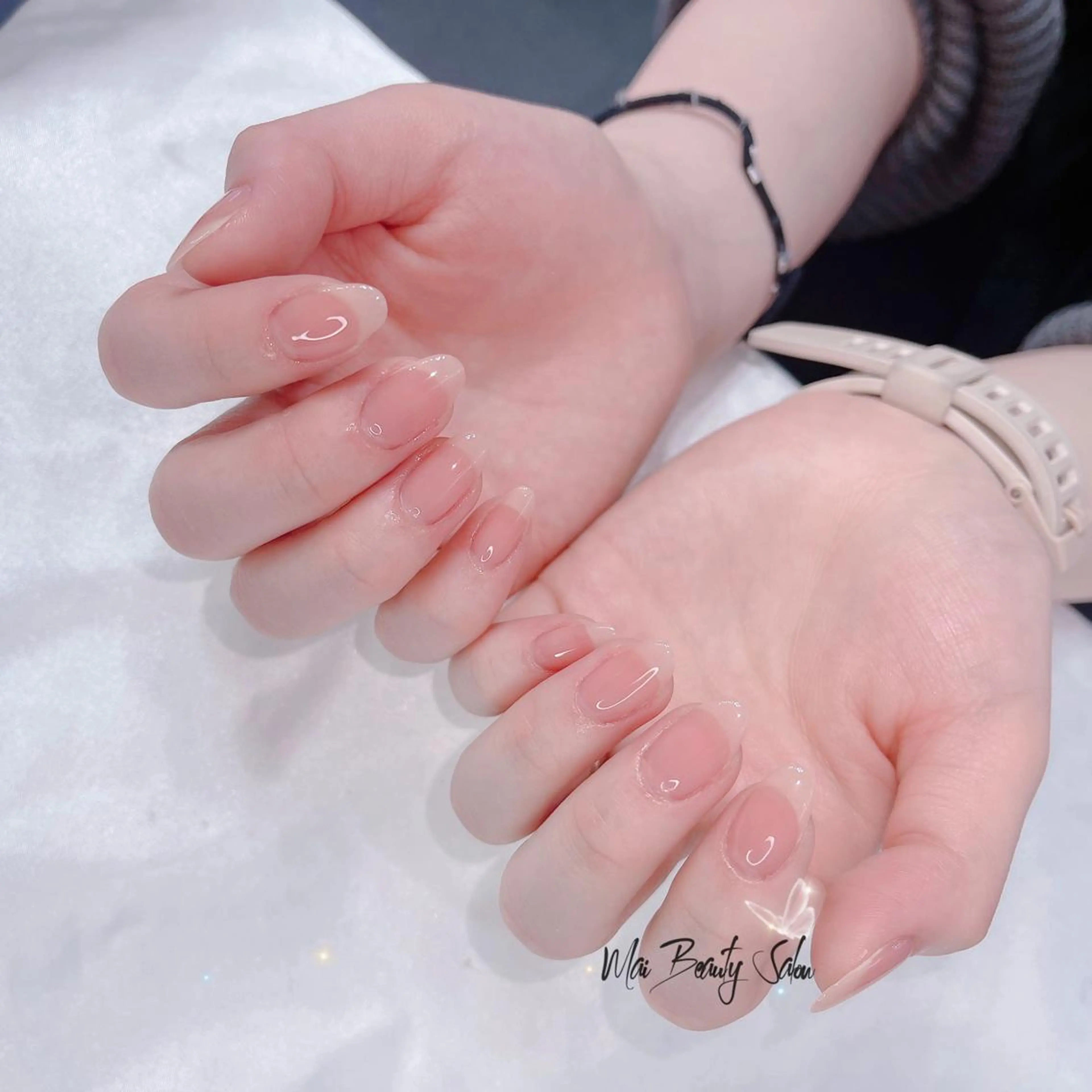 ネイル フットネイル ジェルネイル マグネットネイル パラジェル ワンホンネイル MaiBeauty Niのネイルデザイン