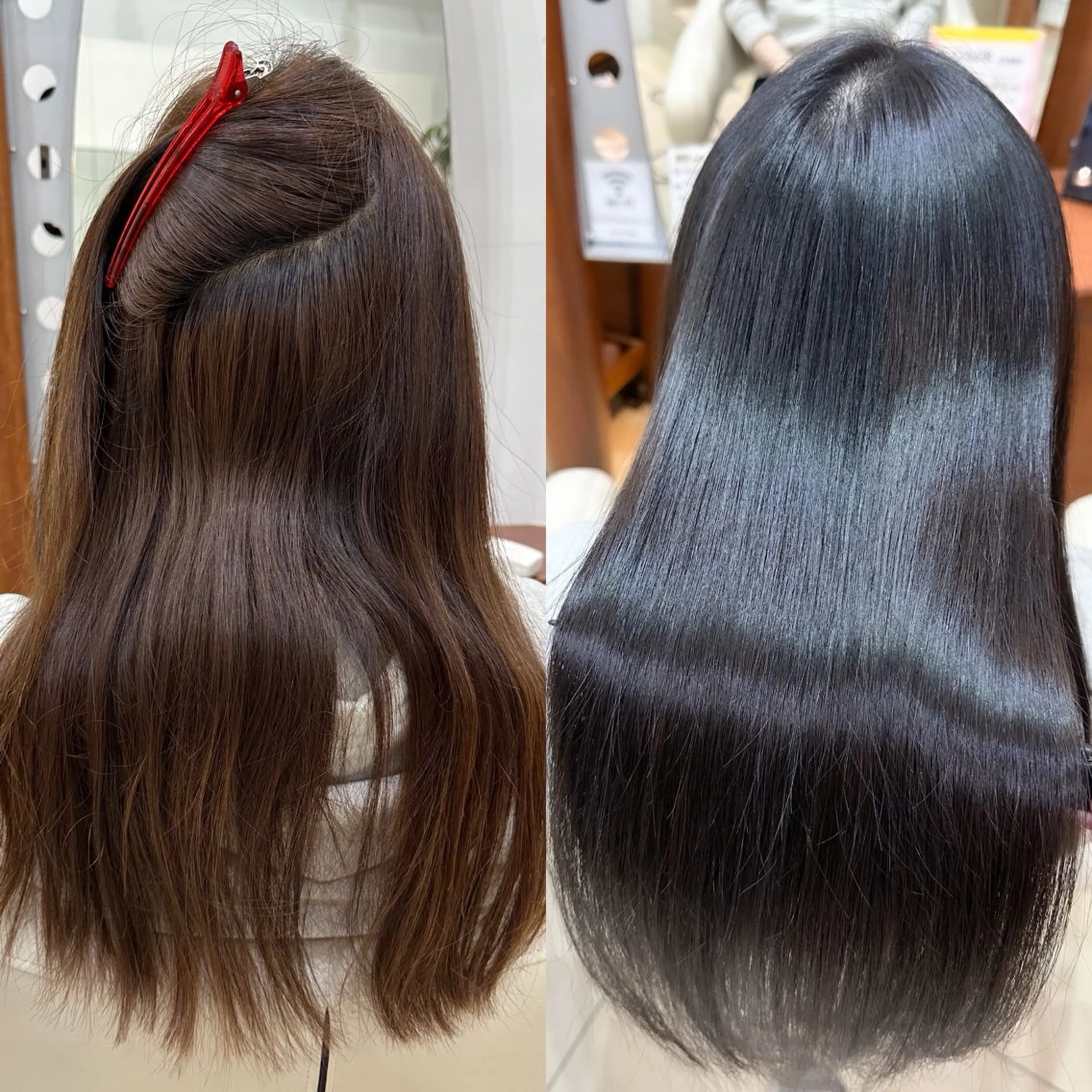 ロング パーマ 縮毛矯正 トリートメント 🦋💜金澤 愛奈💜🦋のヘアスタイル