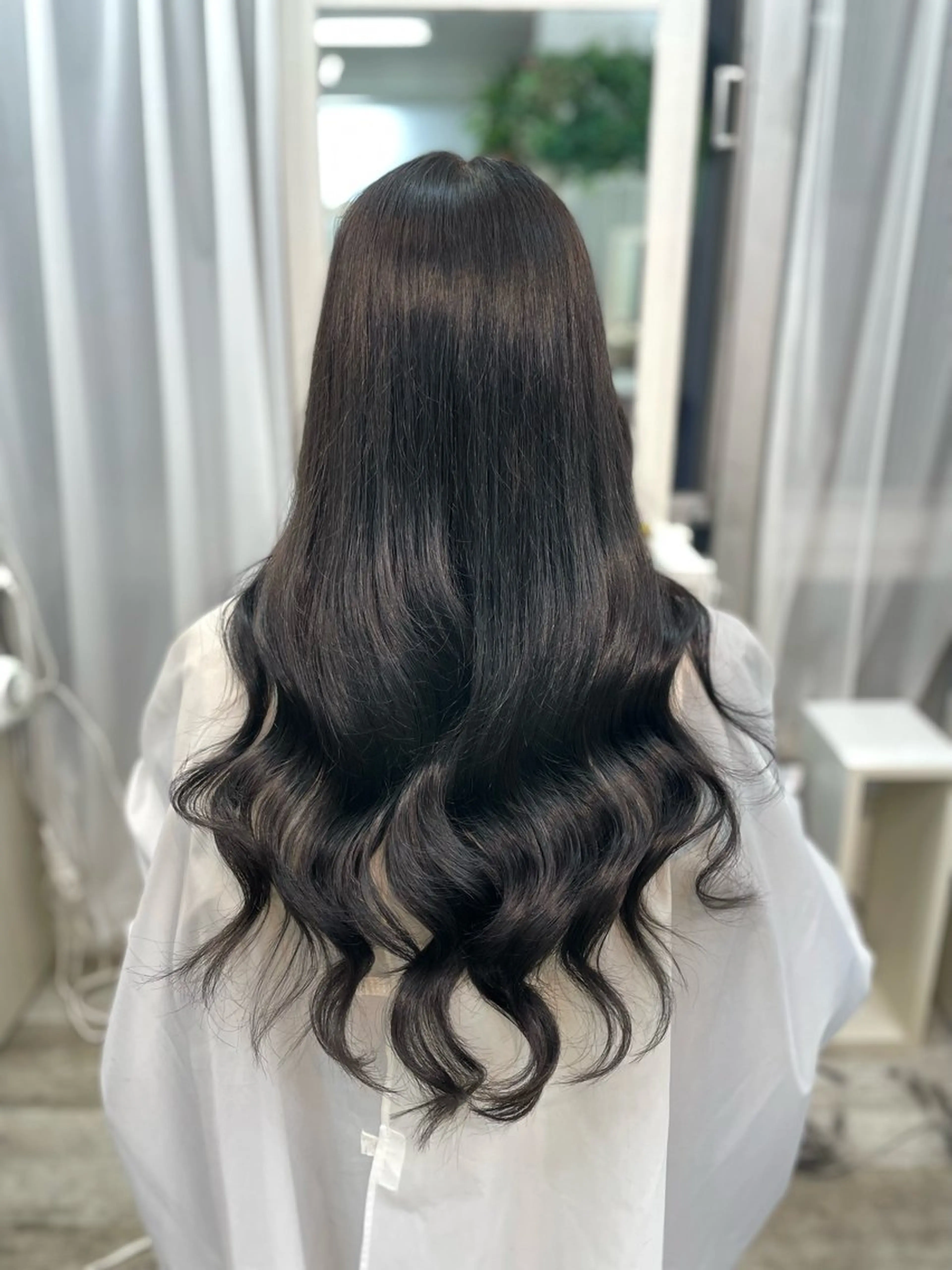 ロング カラー カット ヘアカラー エクステ ヘアセット 韓国ヘア🤍髪質改善 🇰🇷AKANEのヘアスタイル