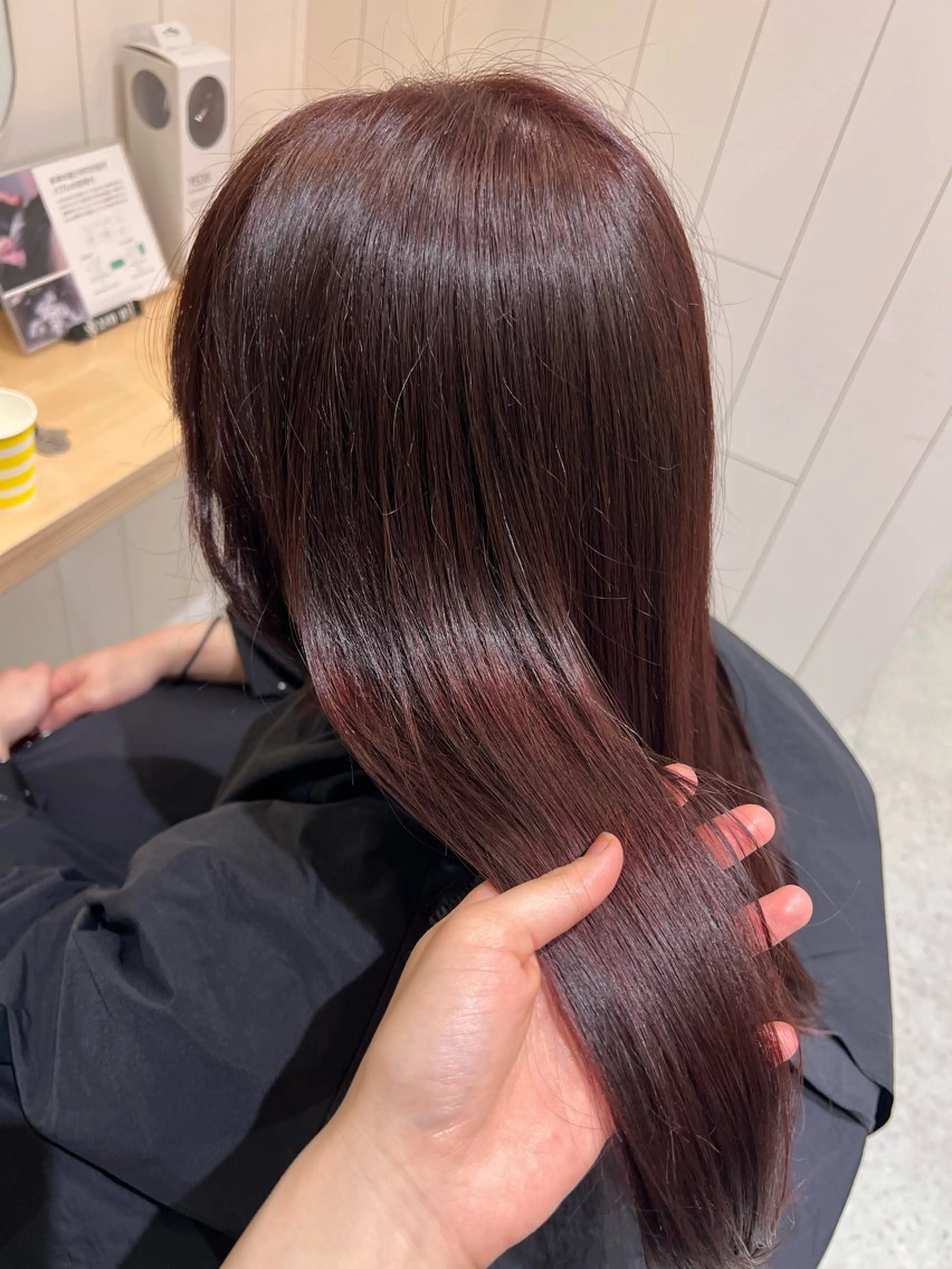 ロング ヘアカラー サラツヤ美髪矯正✨️ 平木亜美‪のヘアスタイル