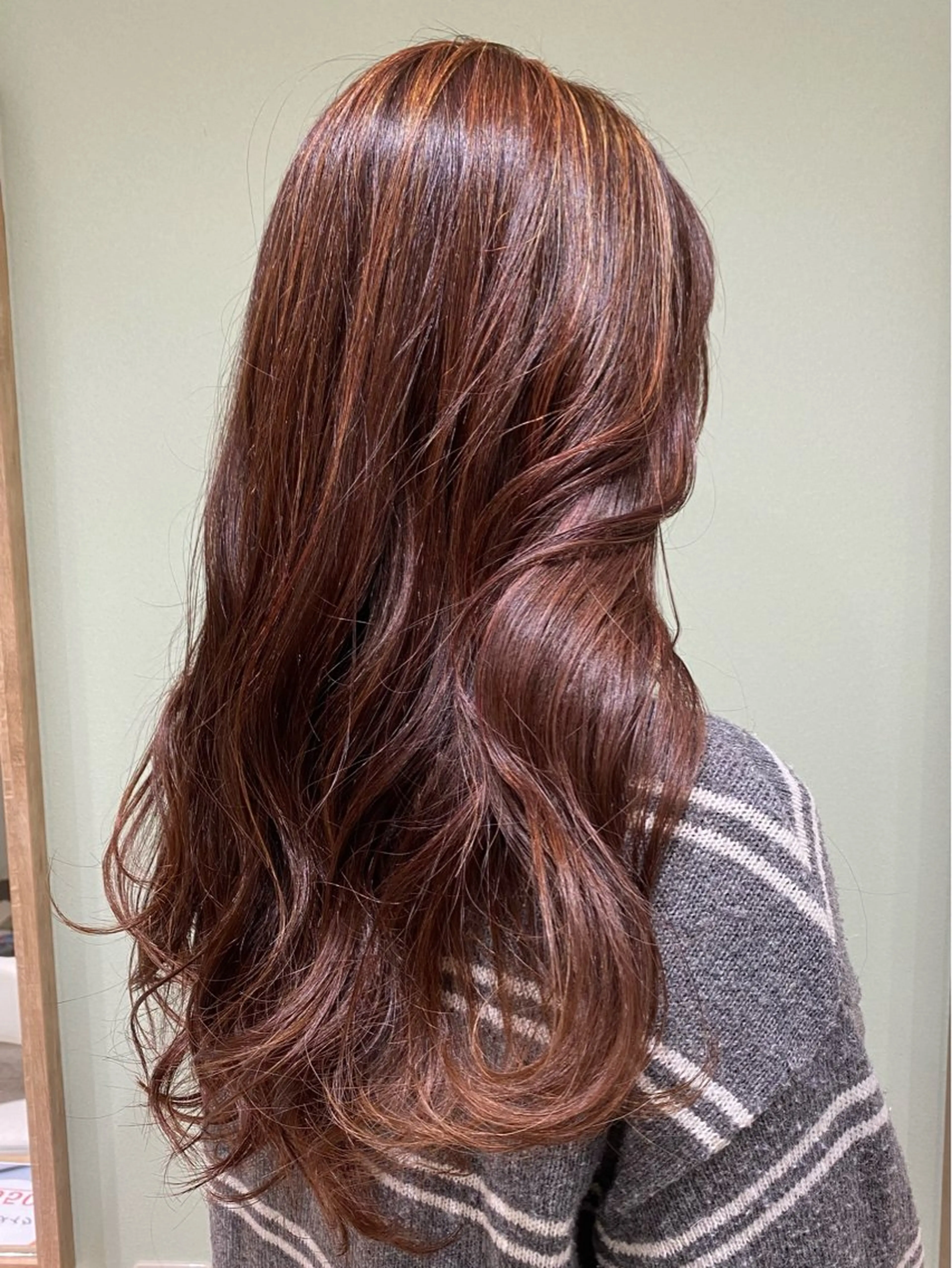 カラー ハイライトカラー ase.糸島店所属・UEDA AYAのヘアスタイル