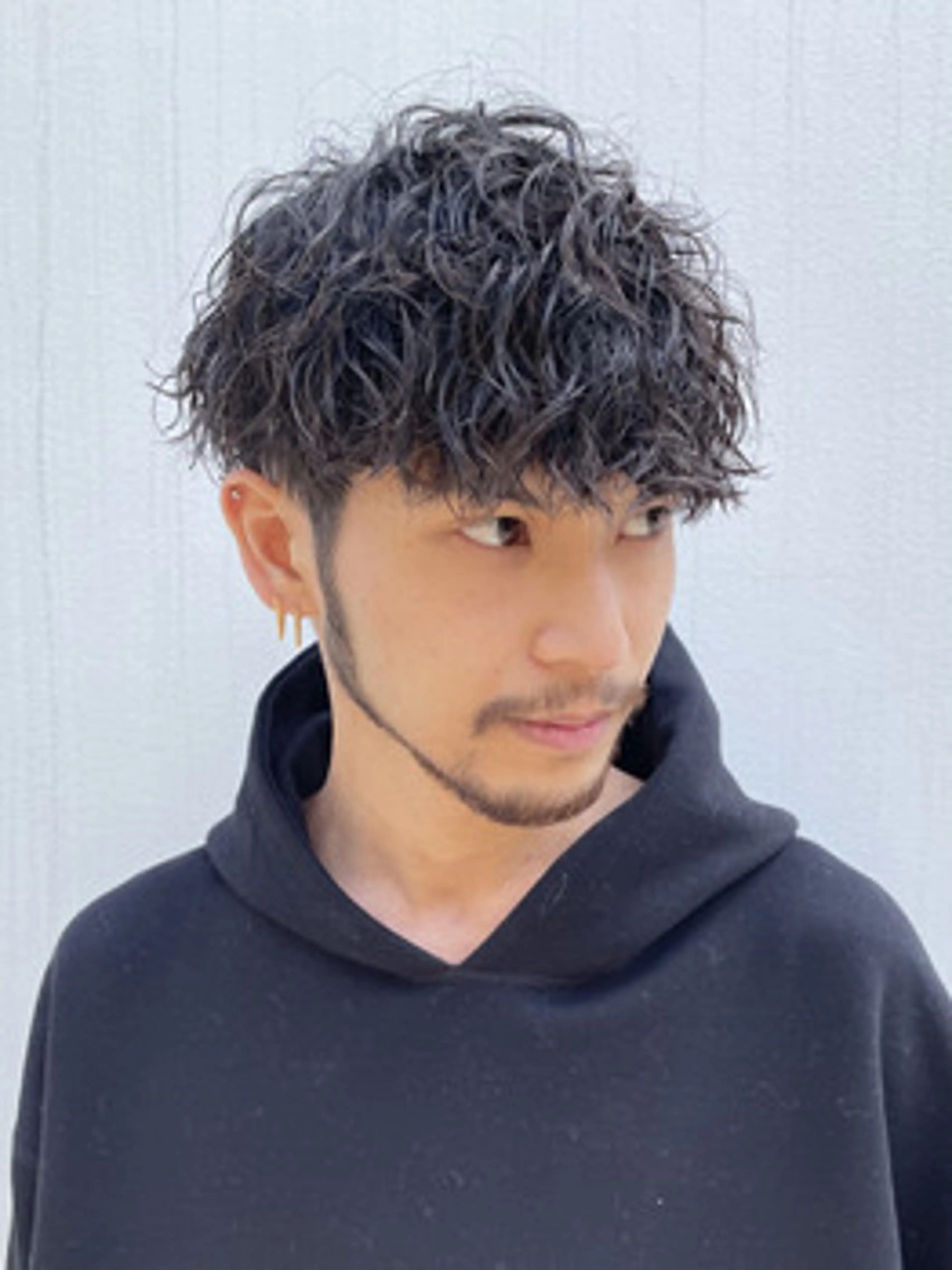 パーマ メンズ カット パーマ トリートメント 当日予約⭕️ fifth渋谷太田のヘアスタイル