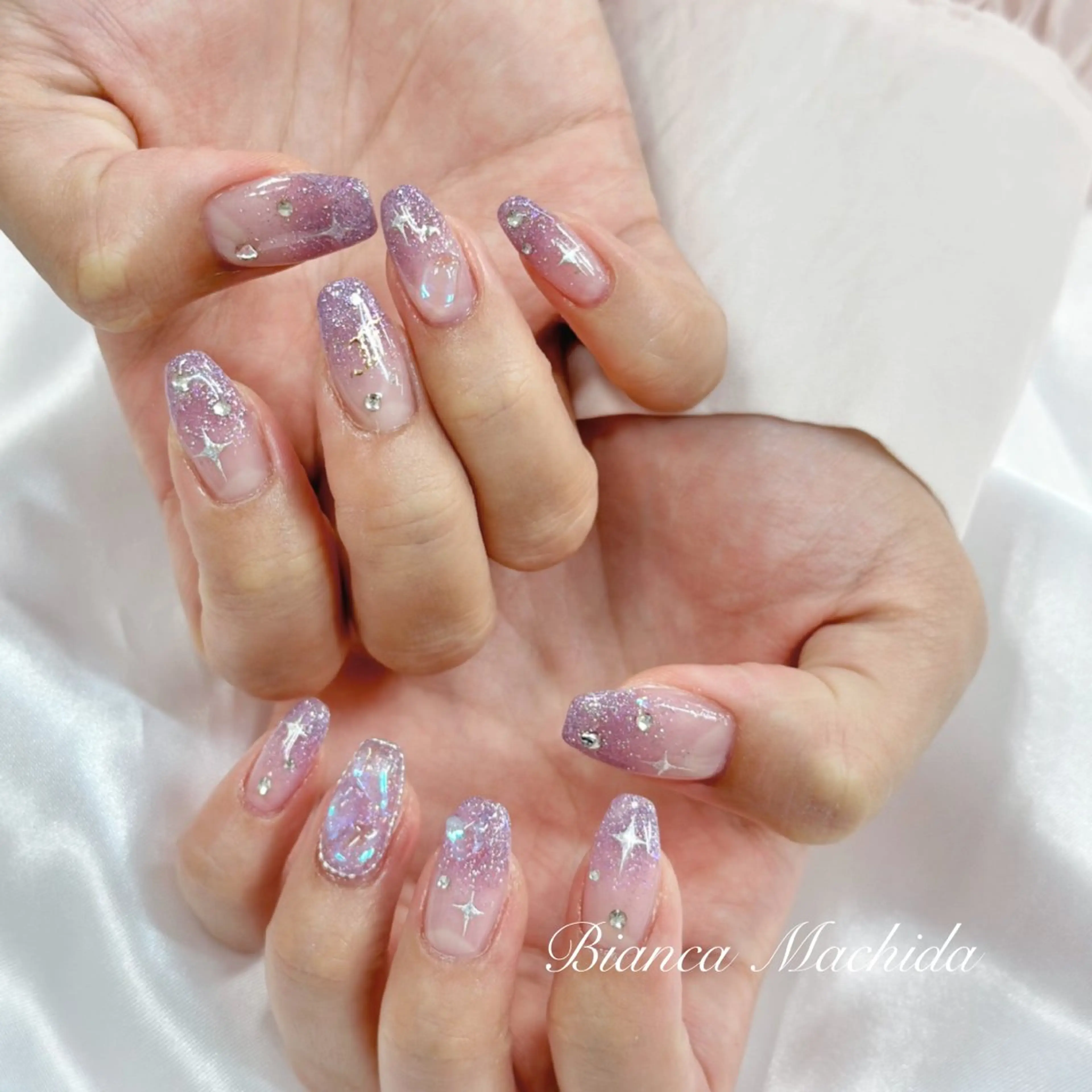 ネイル 持ち込み ハンドネイル Bianca👼🏻 OIKAWAのネイルデザイン