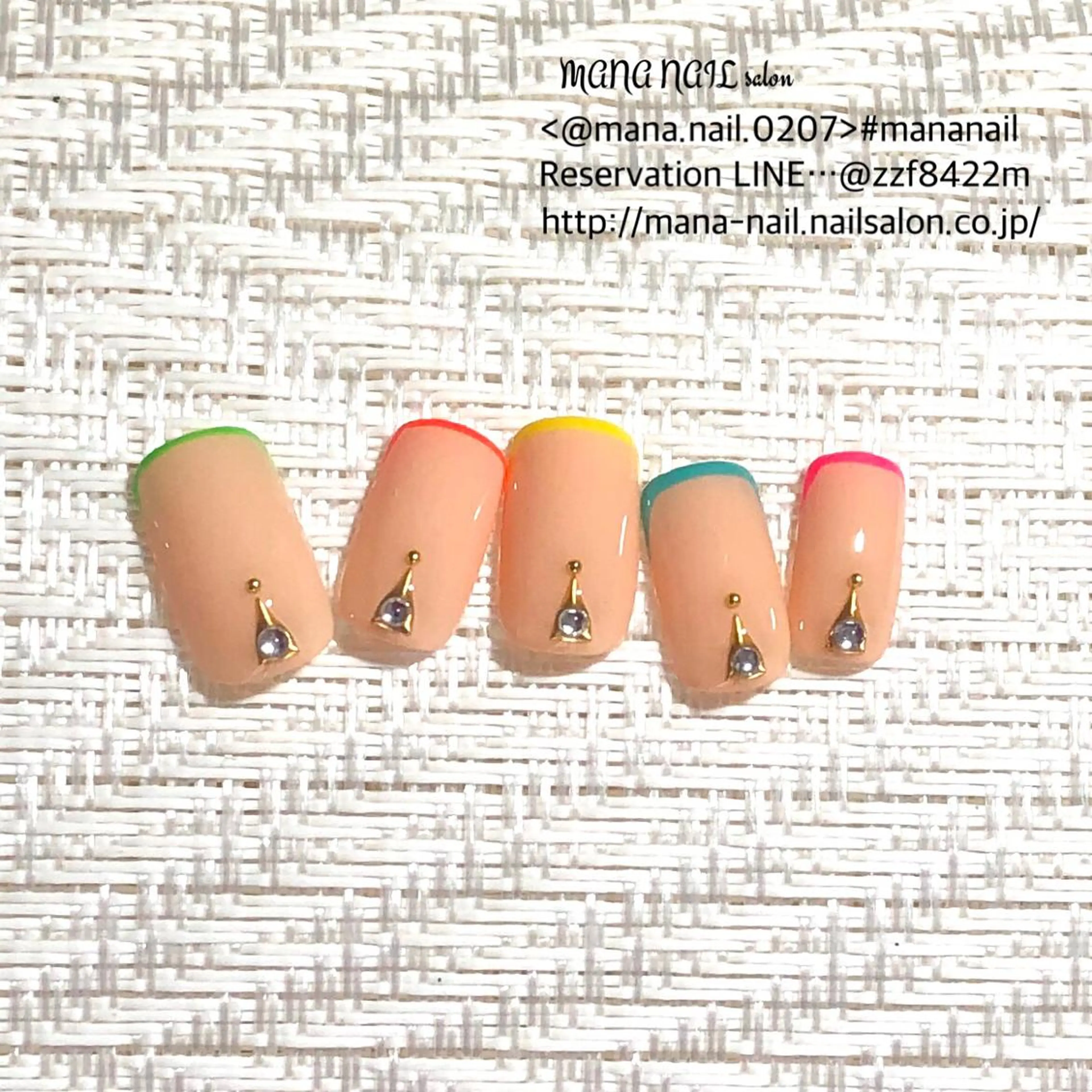 ネイル 長さ出し フレンチネイル ジェルネイル 春ネイル 夏ネイル ハンドネイル ハンドケア 廣瀬 真奈美のネイルデザイン